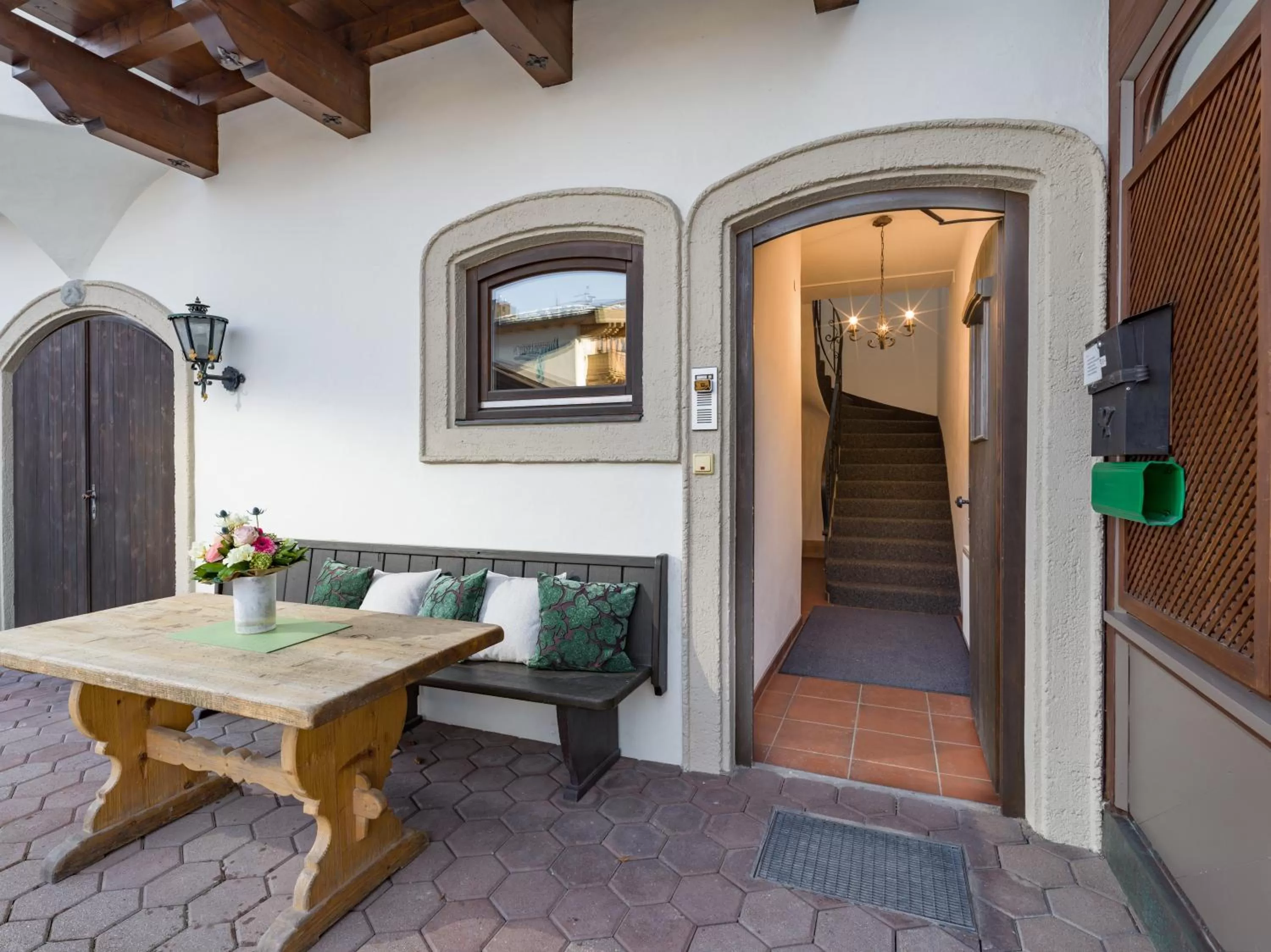 Facade/entrance in Alpen Glück Hotel Unterm Rain garni