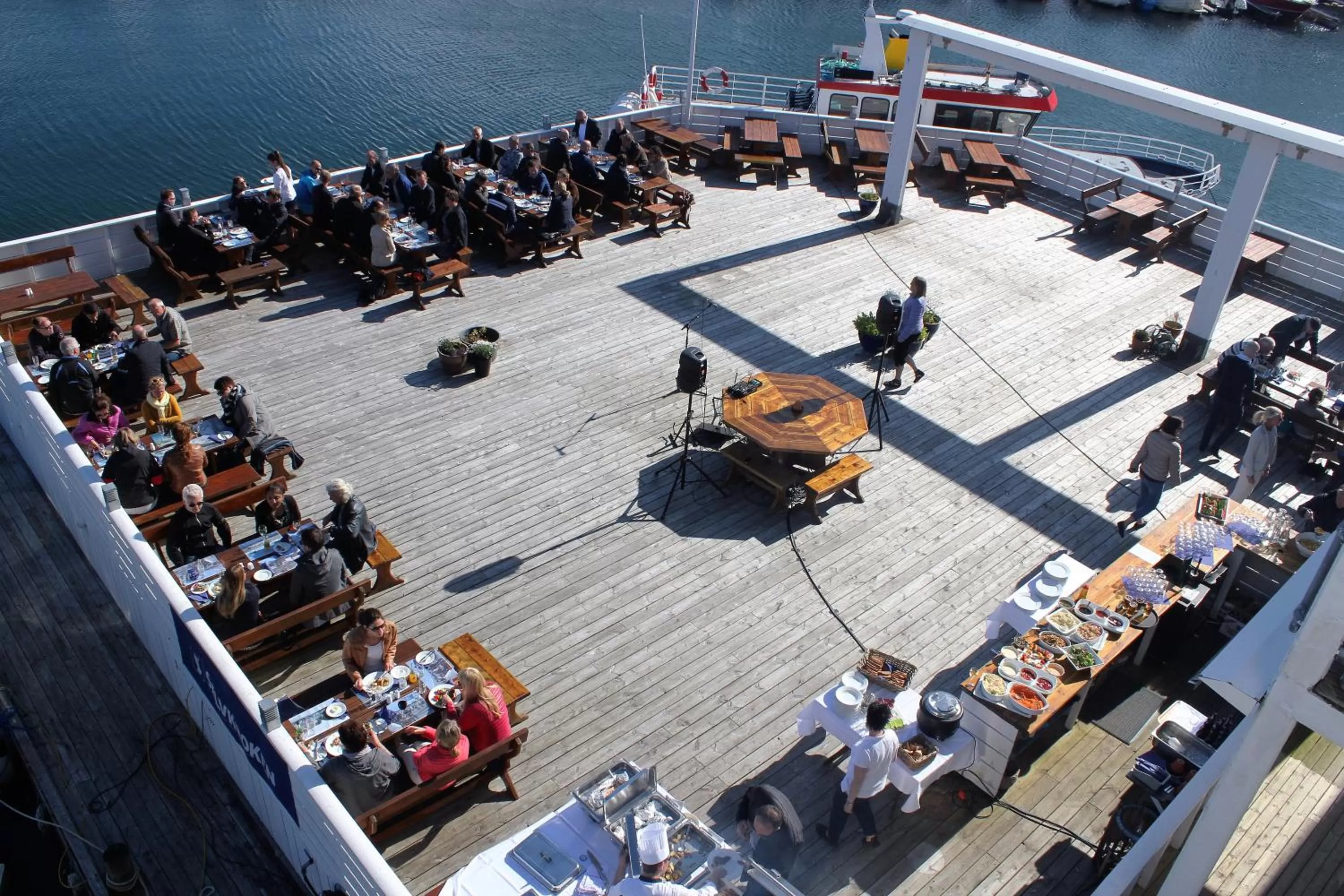 Balcony/Terrace in Hummeren Hotel