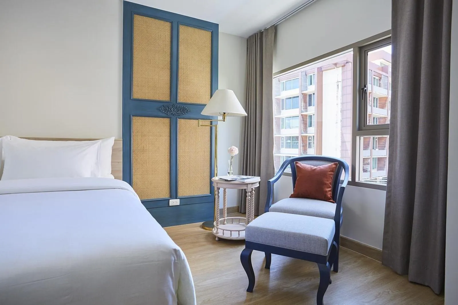 Bed in 56 Surawong Hotel Bangkok