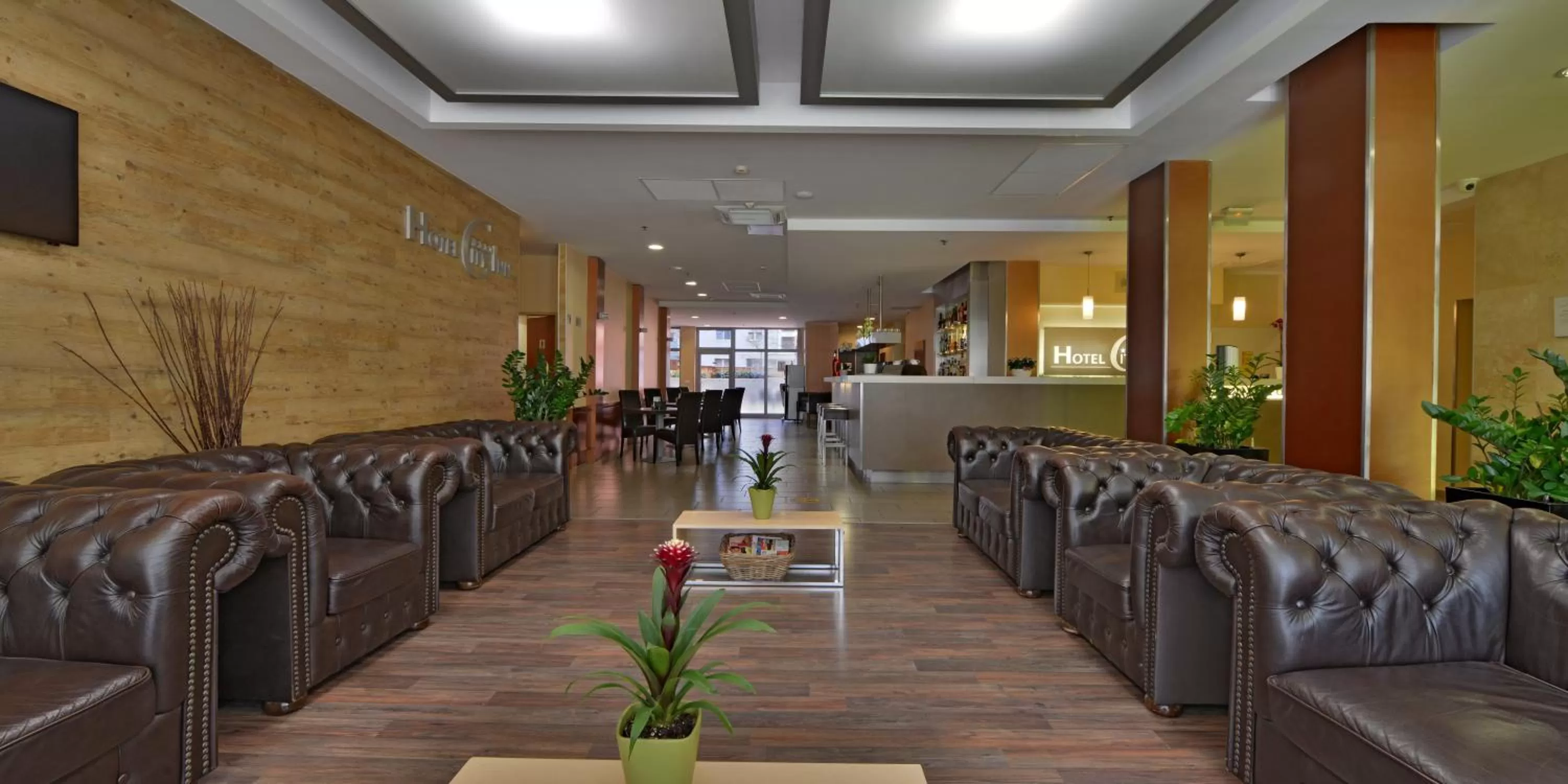 Lobby or reception in Hotel City Inn