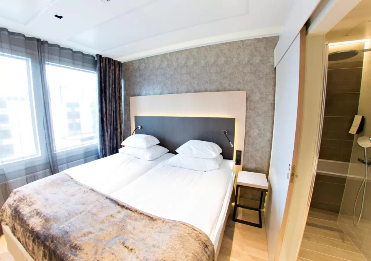 Bedroom in Original Sokos Hotel Alexandra Jyväskylä