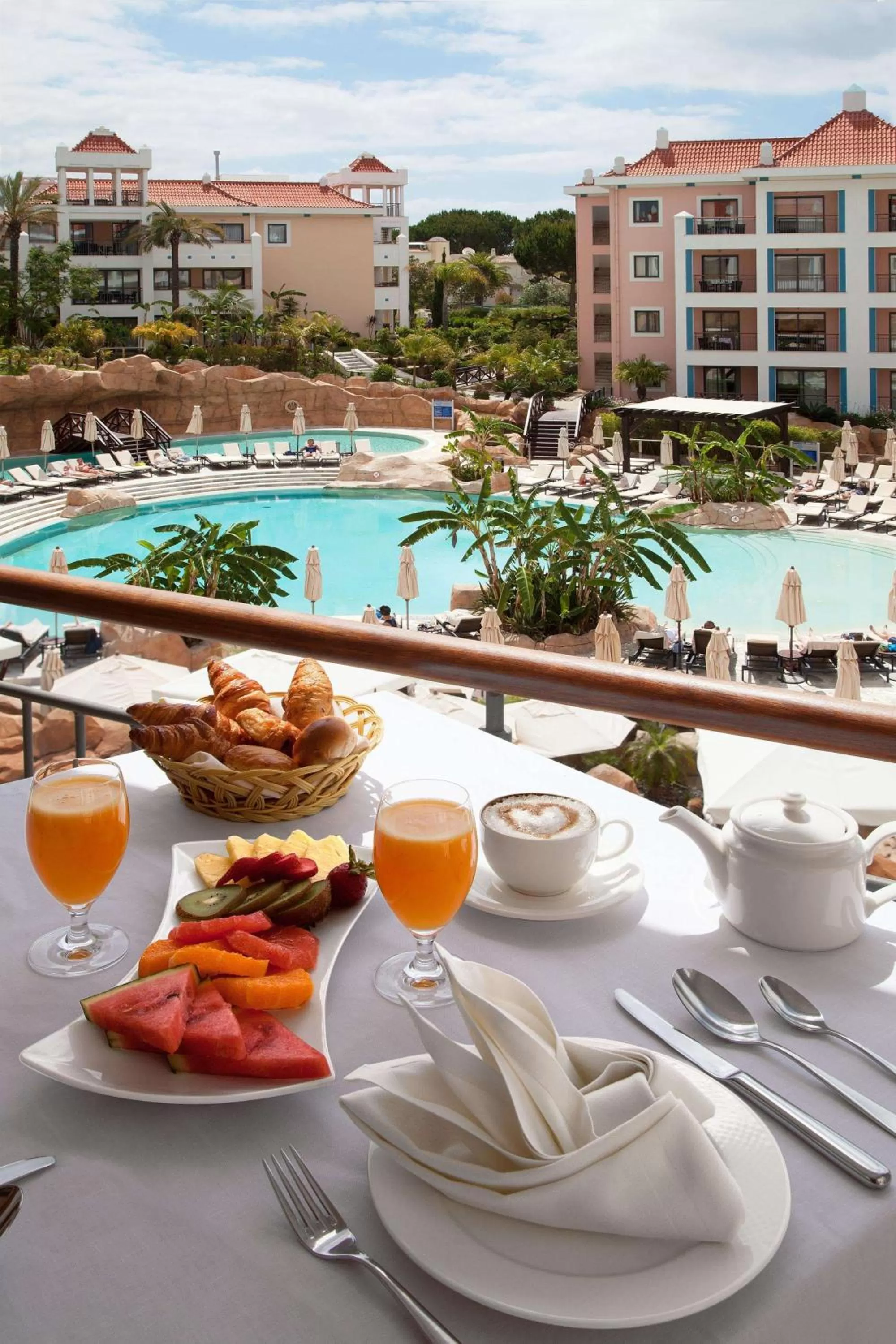 Pool view in Hilton Vilamoura