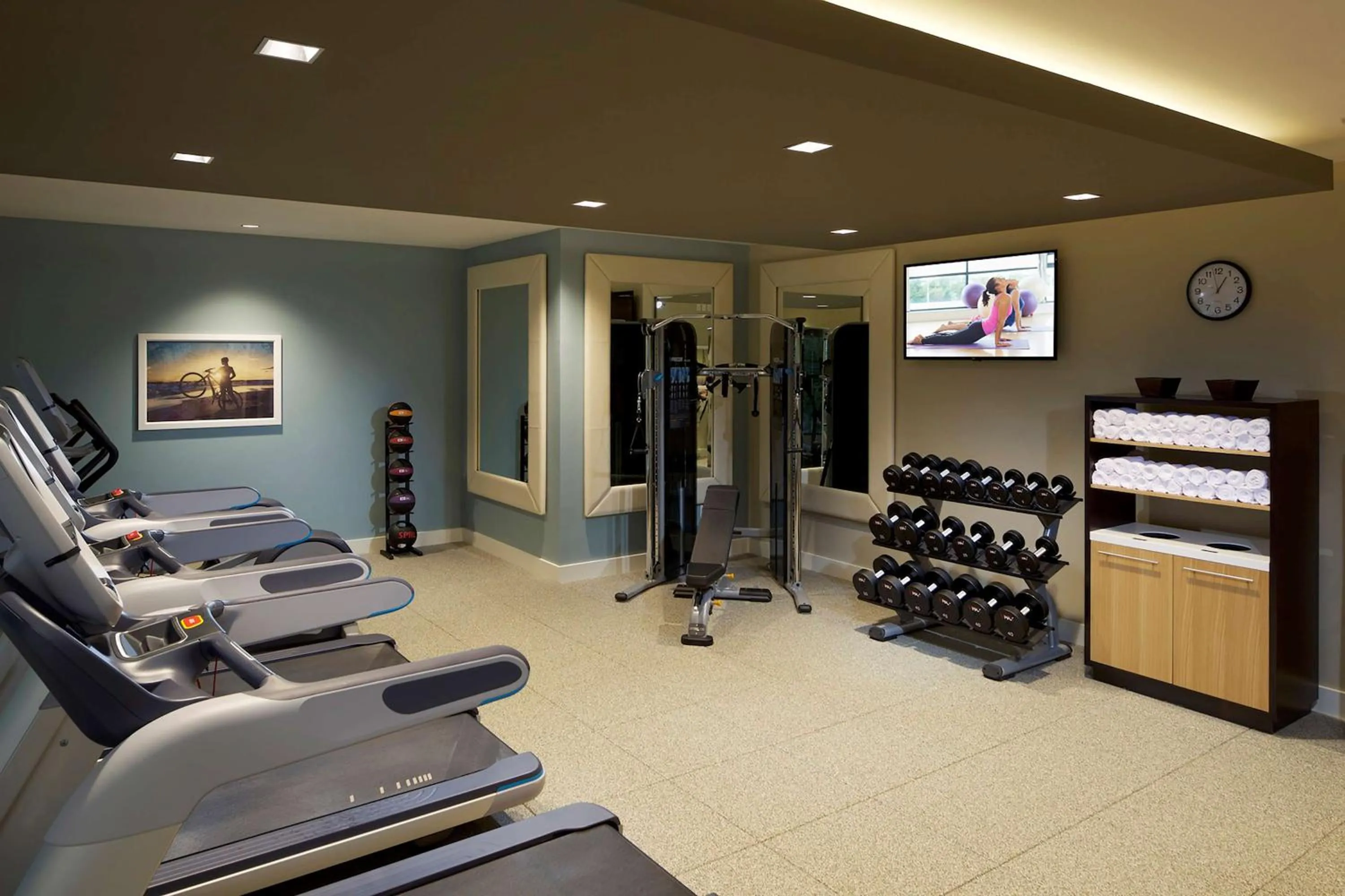 Fitness centre/facilities in Hilton Grand Vacations Club Ocean Oak Resort Hilton Head