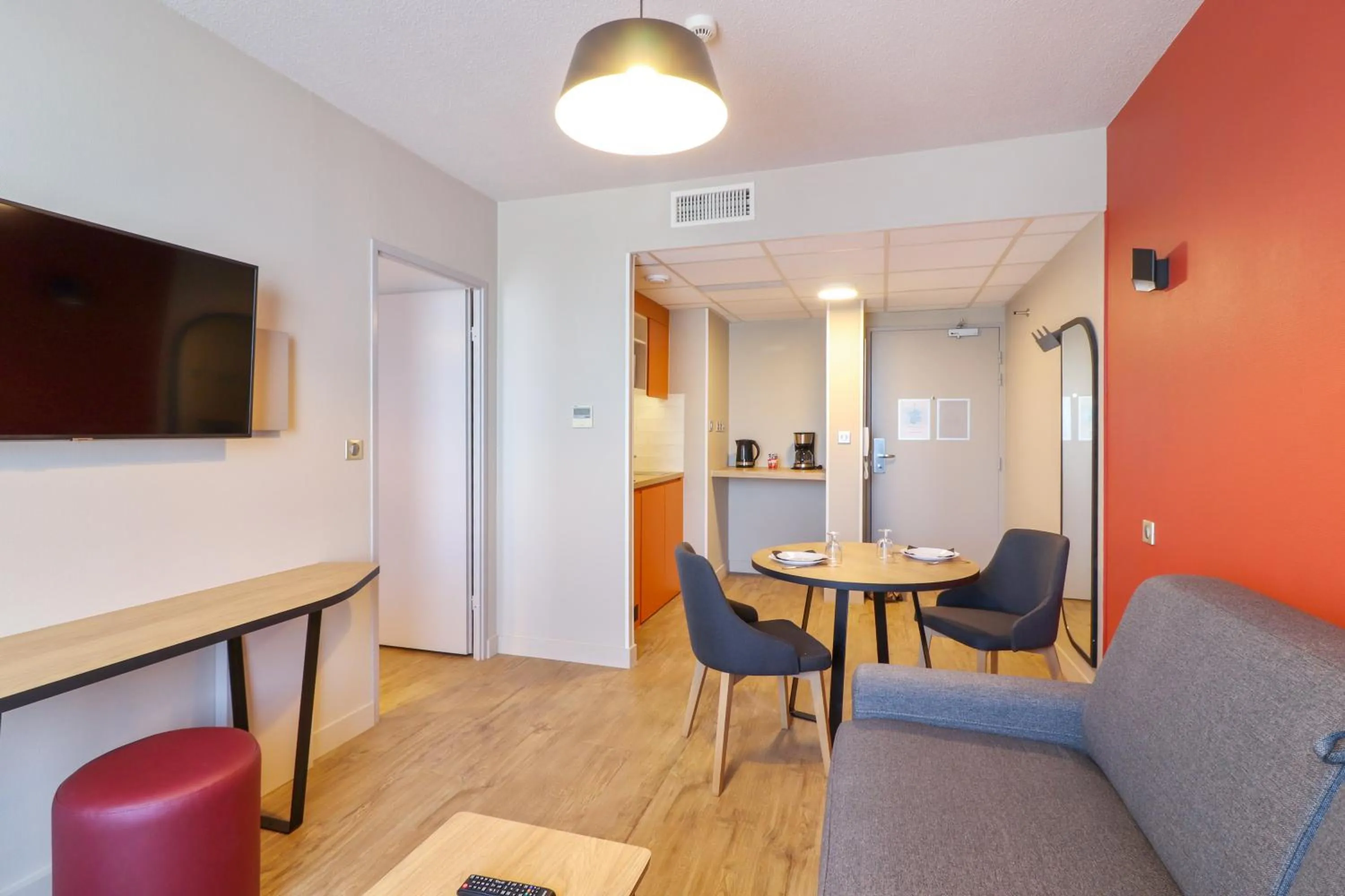 Seating area in Appart'City Confort Toulouse Diagora Labège