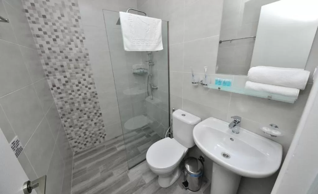 Shower in Boho Tiflis Hotel