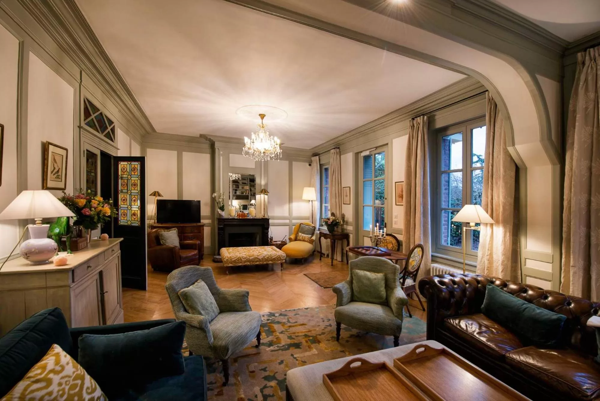 Seating area in La Petite Folie