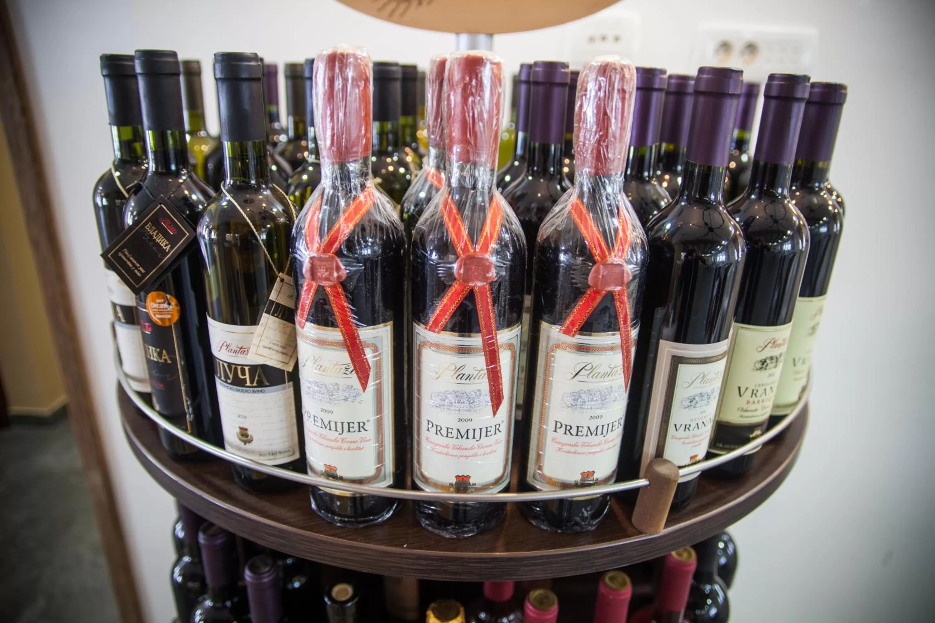 Alcoholic drinks in Hotel Serdar