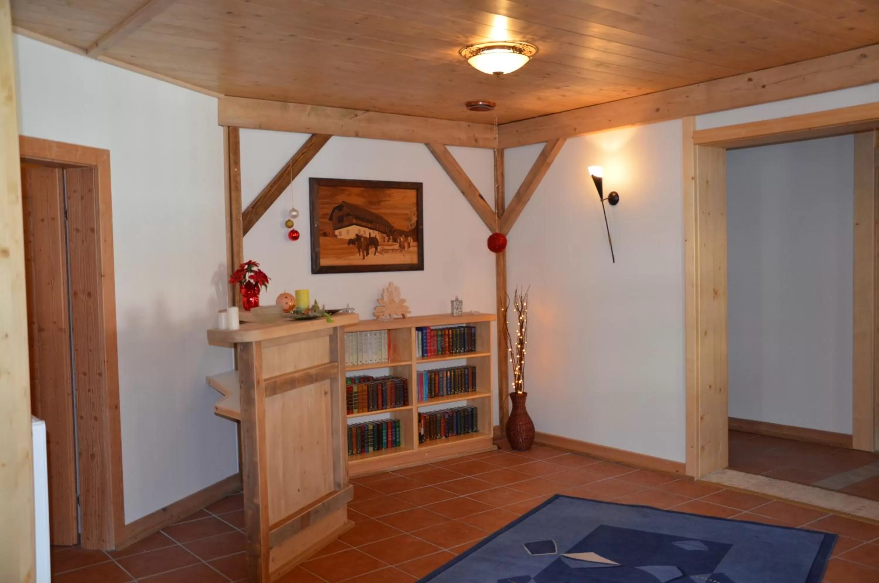 Lobby or reception in Pension zum Schreiner