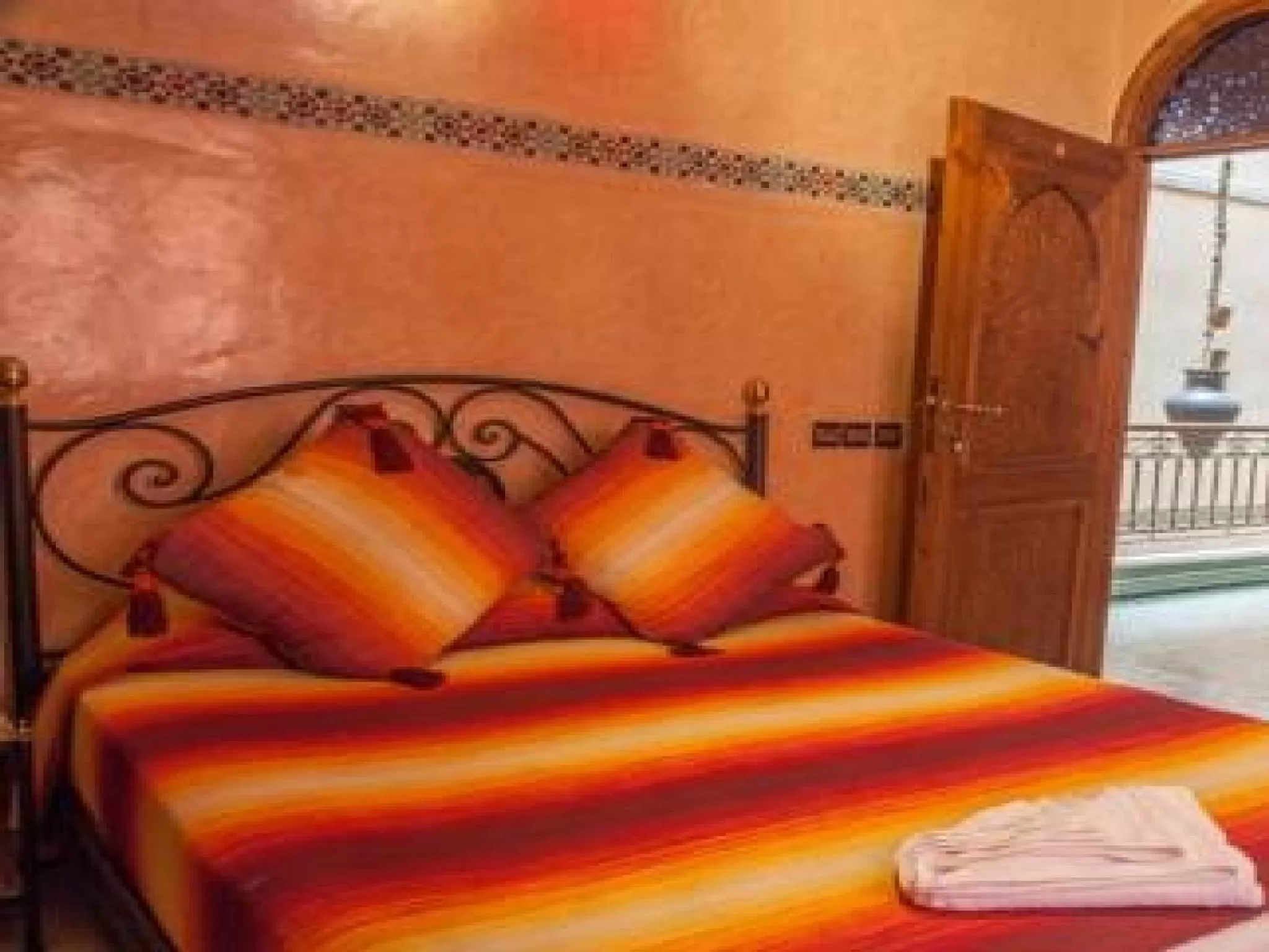 Bed in Riad Saad