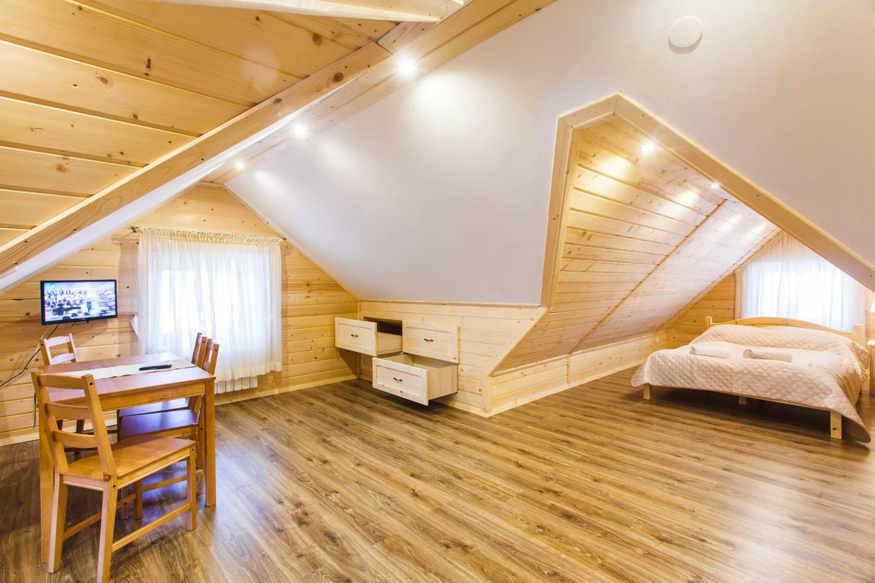 Photo of the whole room, Bed in Chata u Bronka