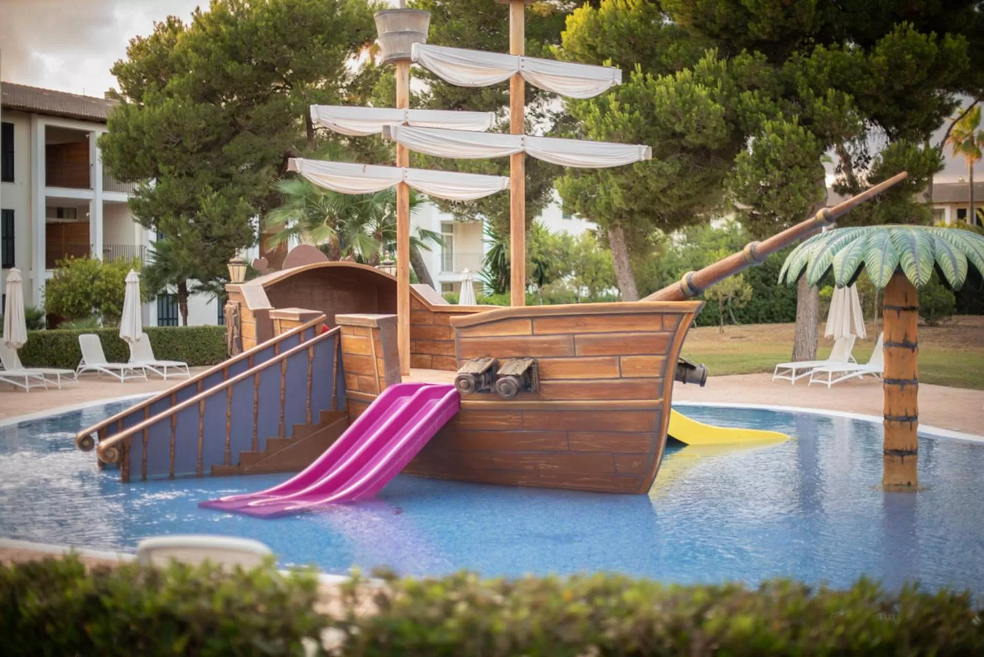 Children play ground in Blau Colònia Sant Jordi