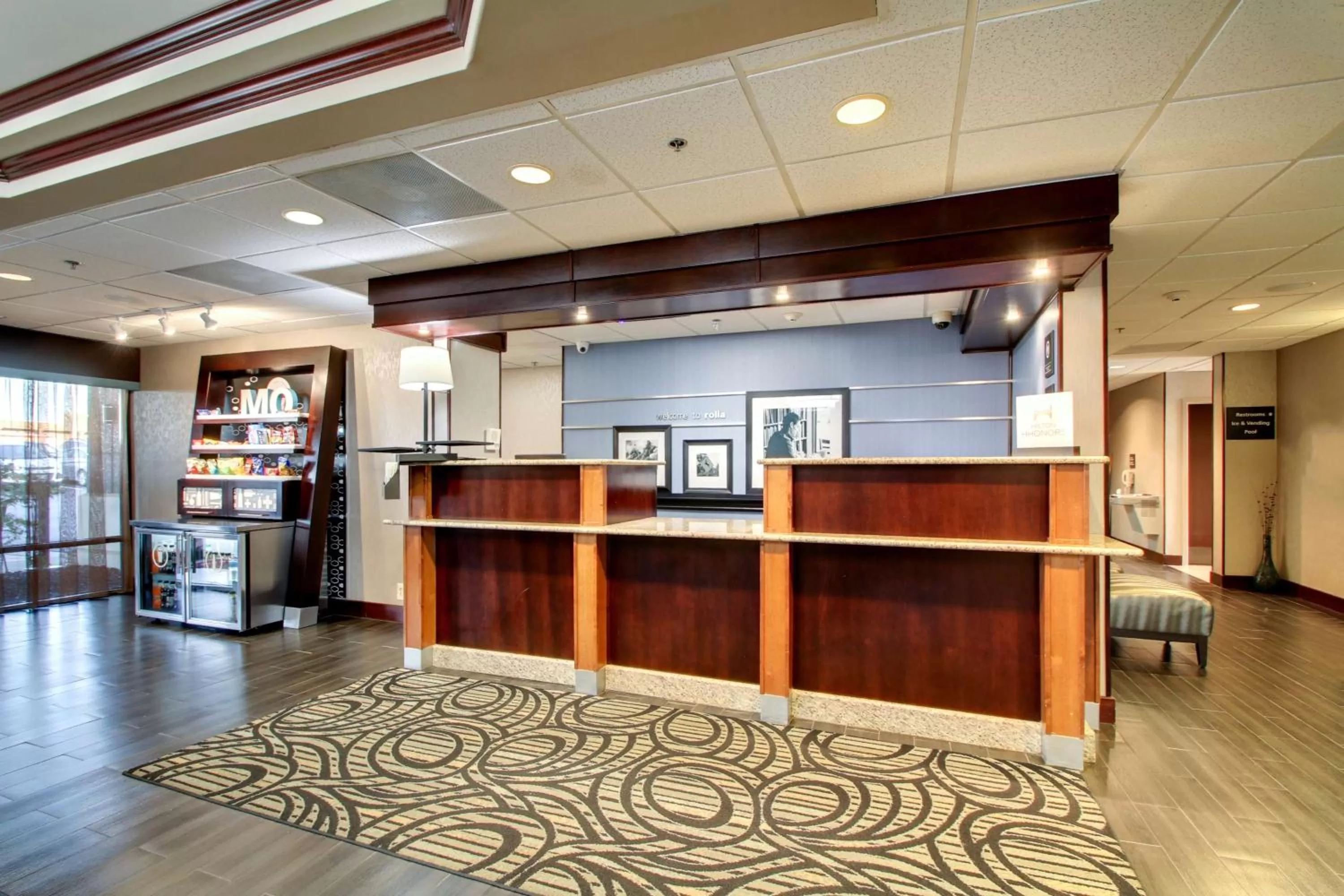 Lobby or reception in Hampton Inn Rolla
