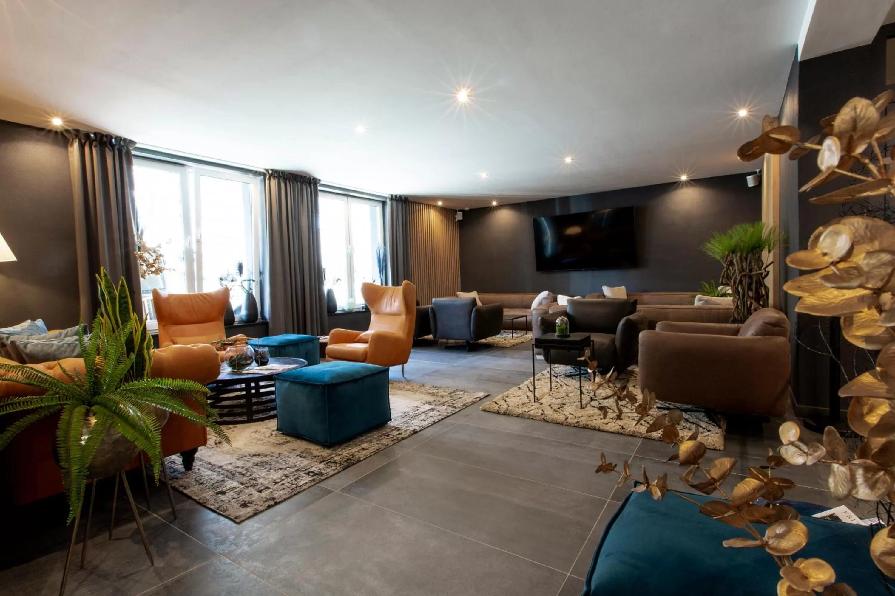 Lobby or reception in Stadthotel Lichtenfels