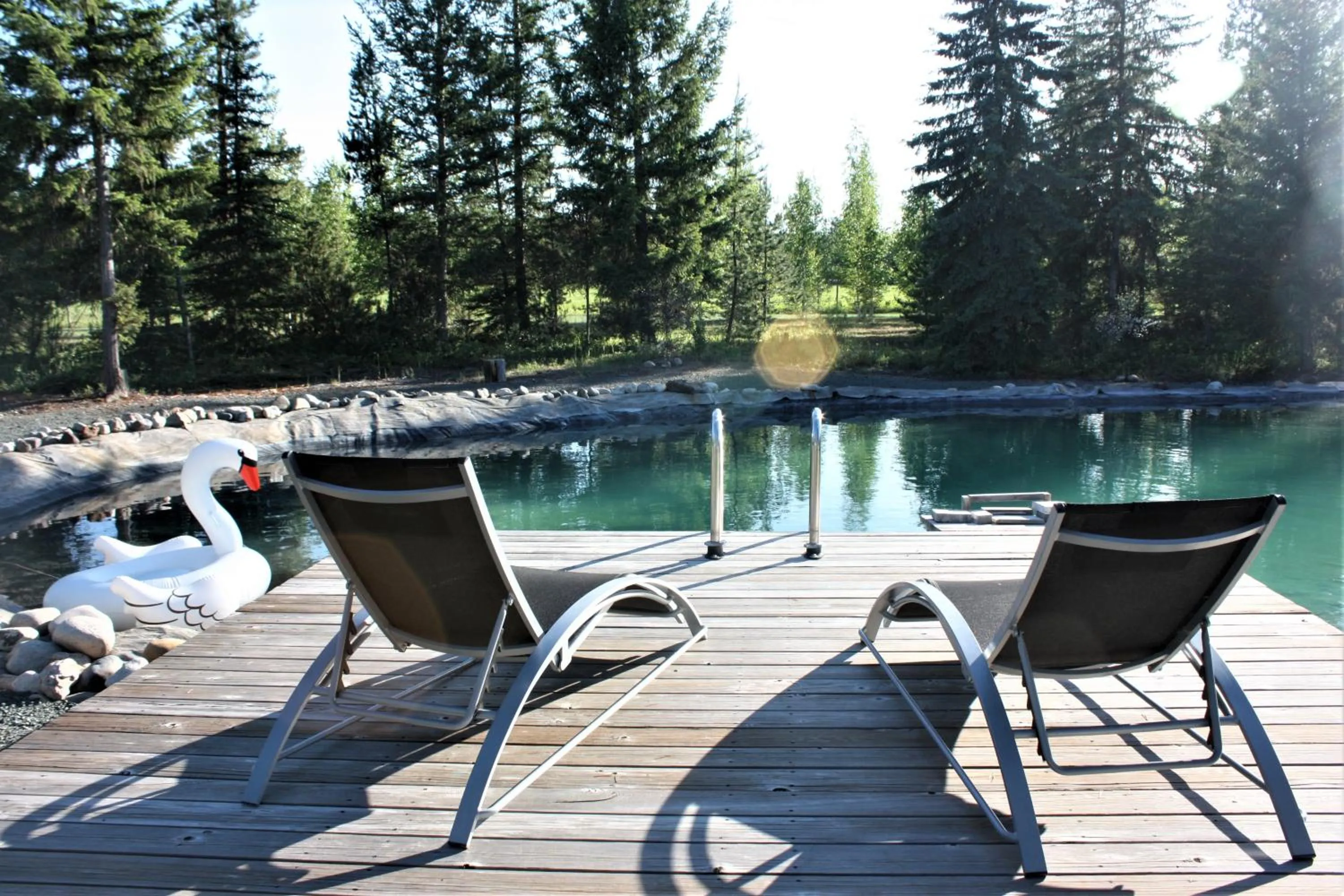 Swimming pool in Woodhouse Cottages And Ranch