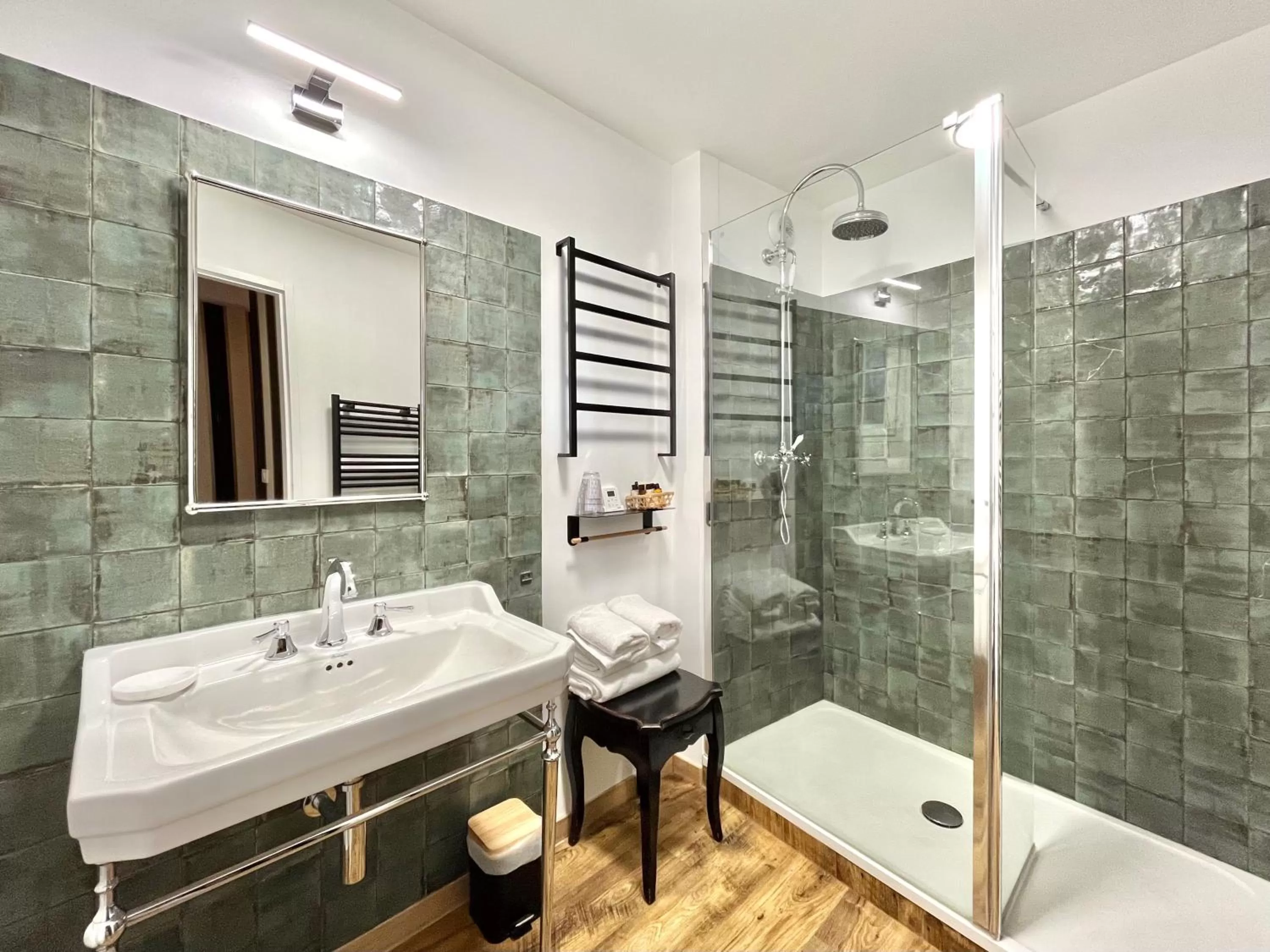 Shower in Hôtel des Basses Pyrénées - Bayonne