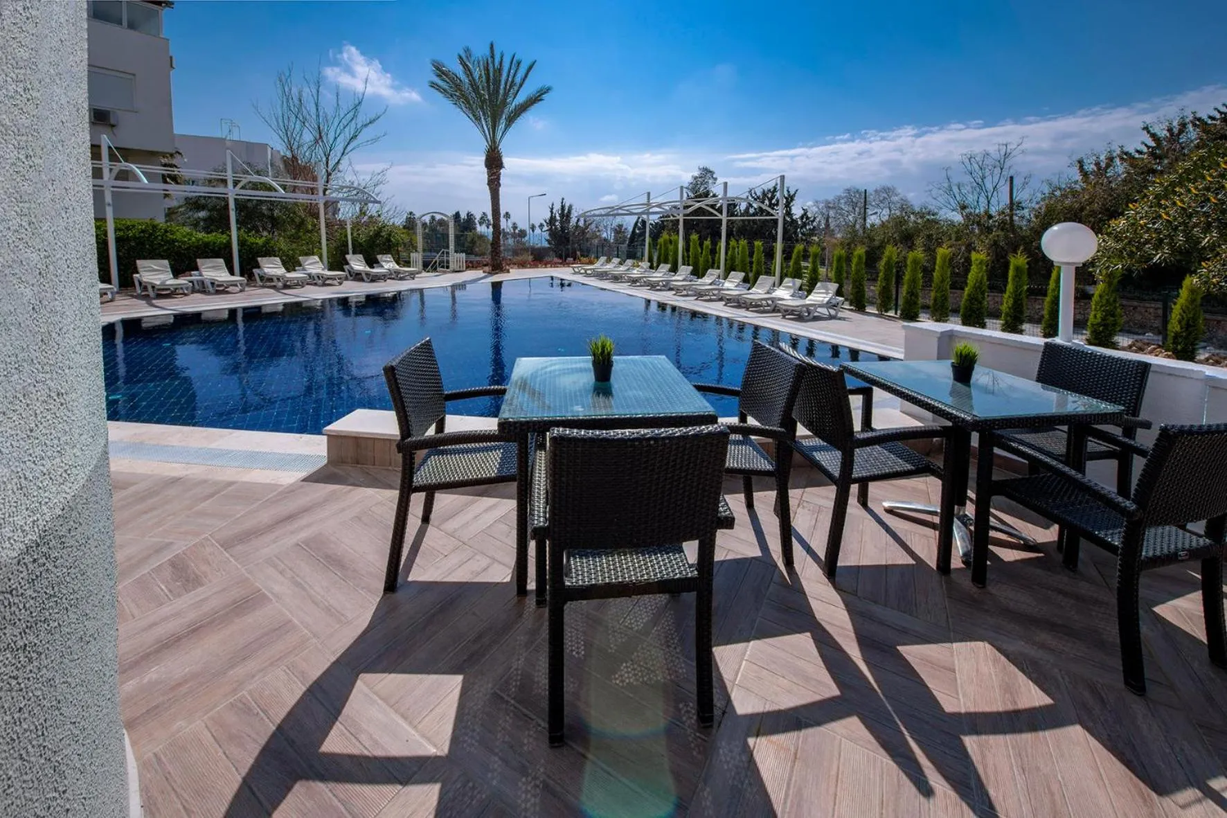 Patio in Tourist Hotel