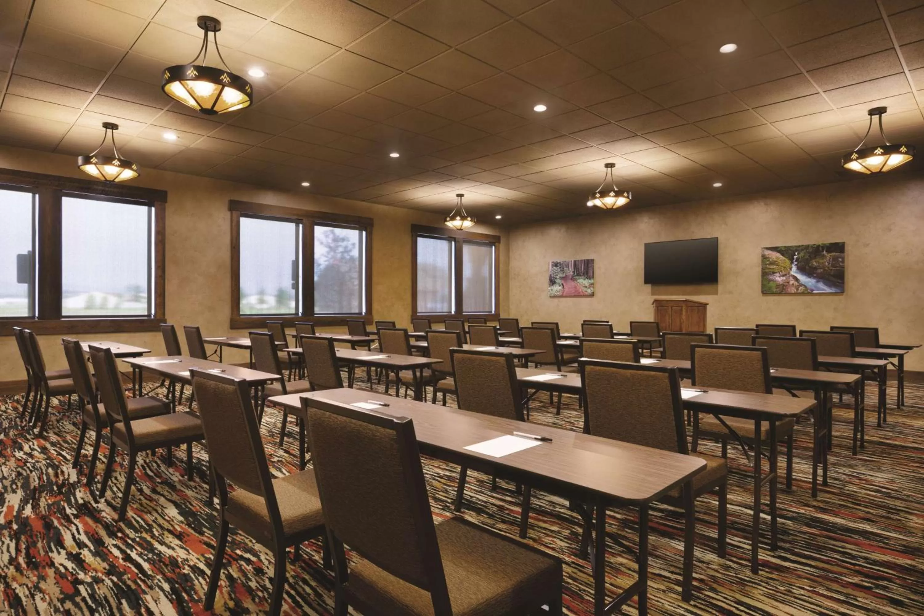 On site in Glacier International Lodge