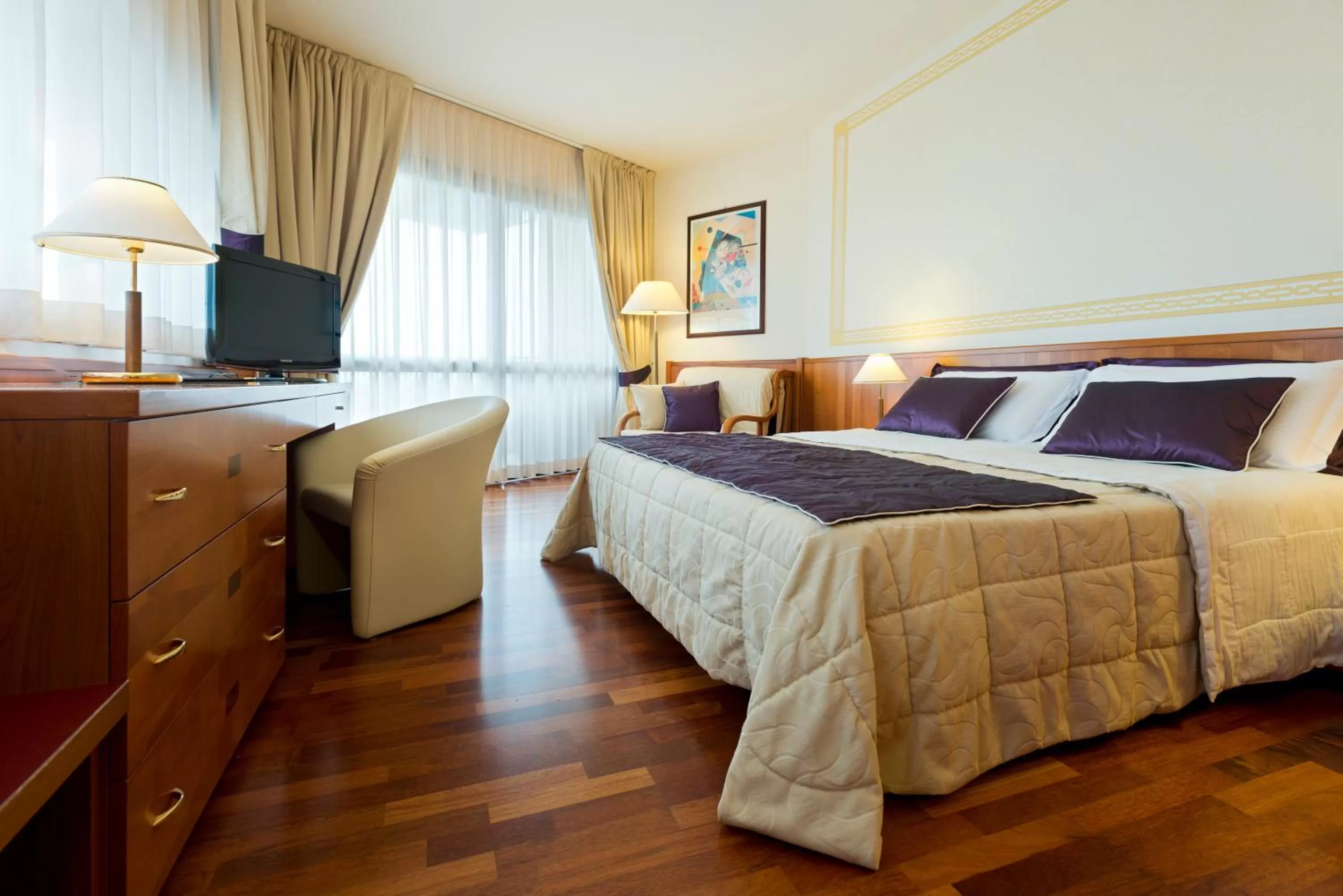 TV and multimedia, Bed in Savoy Beach Hotel & Thermal Spa