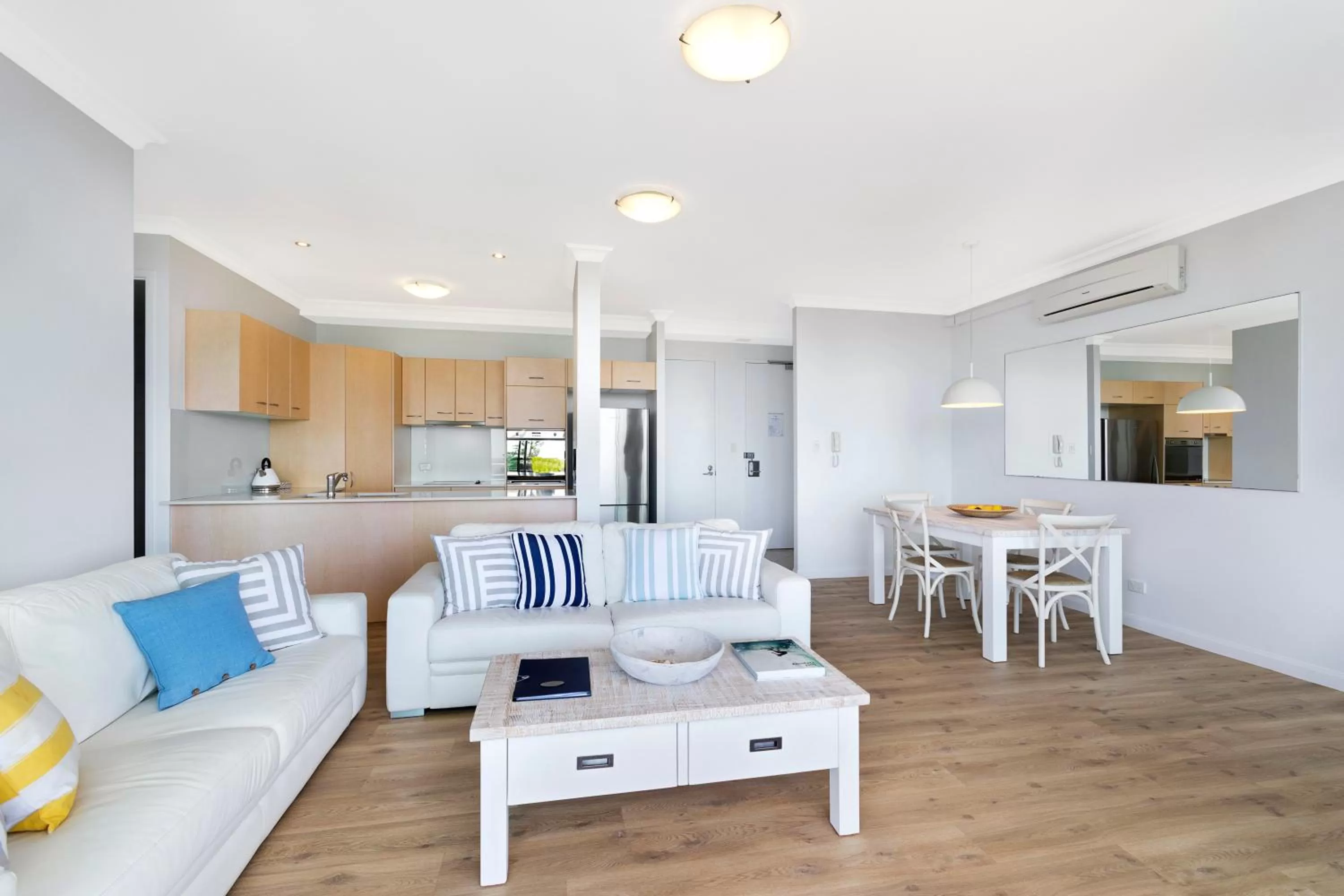 Living room in Santorini Twin Waters