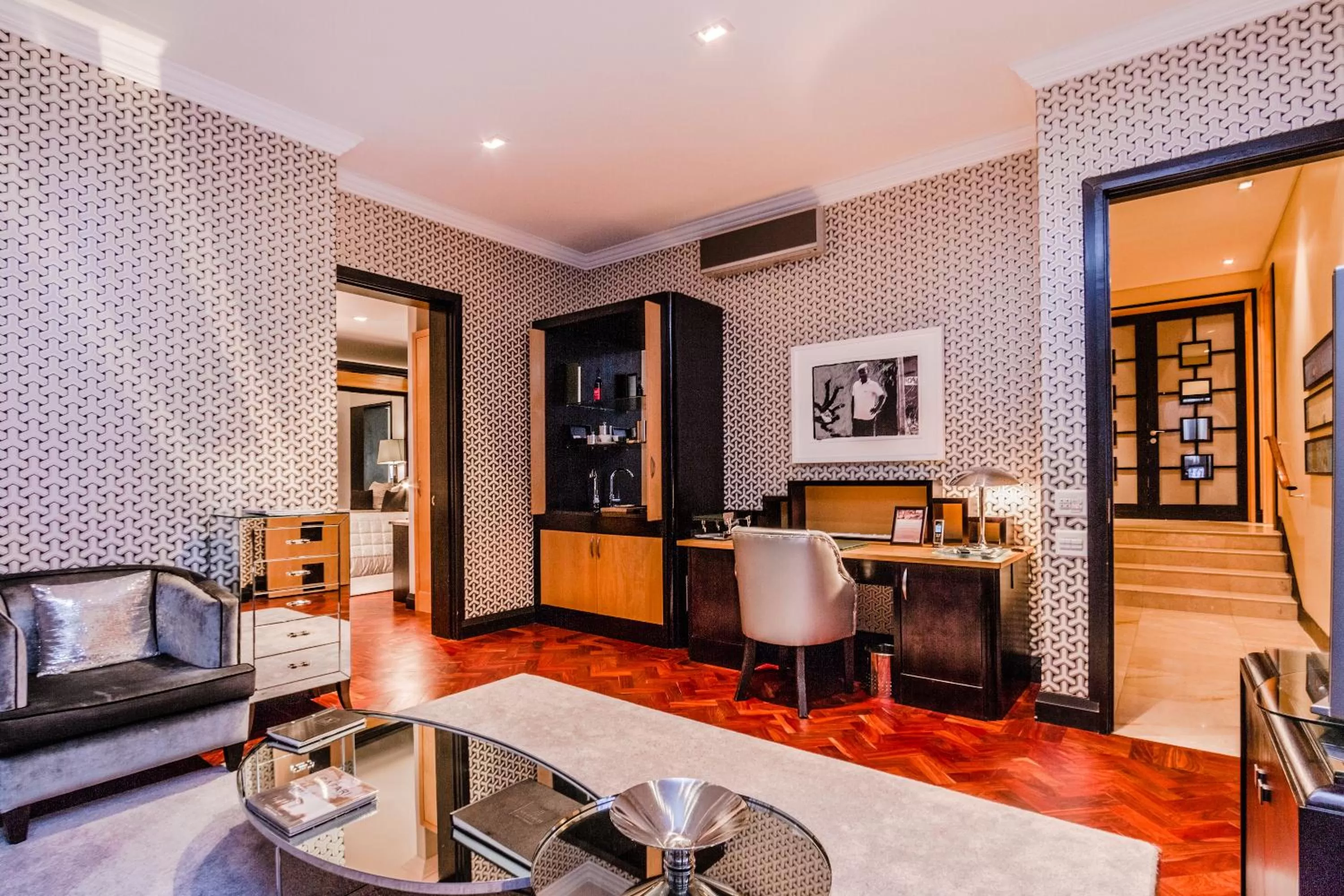 Living room in No5 Boutique Art Hotel by Mantis