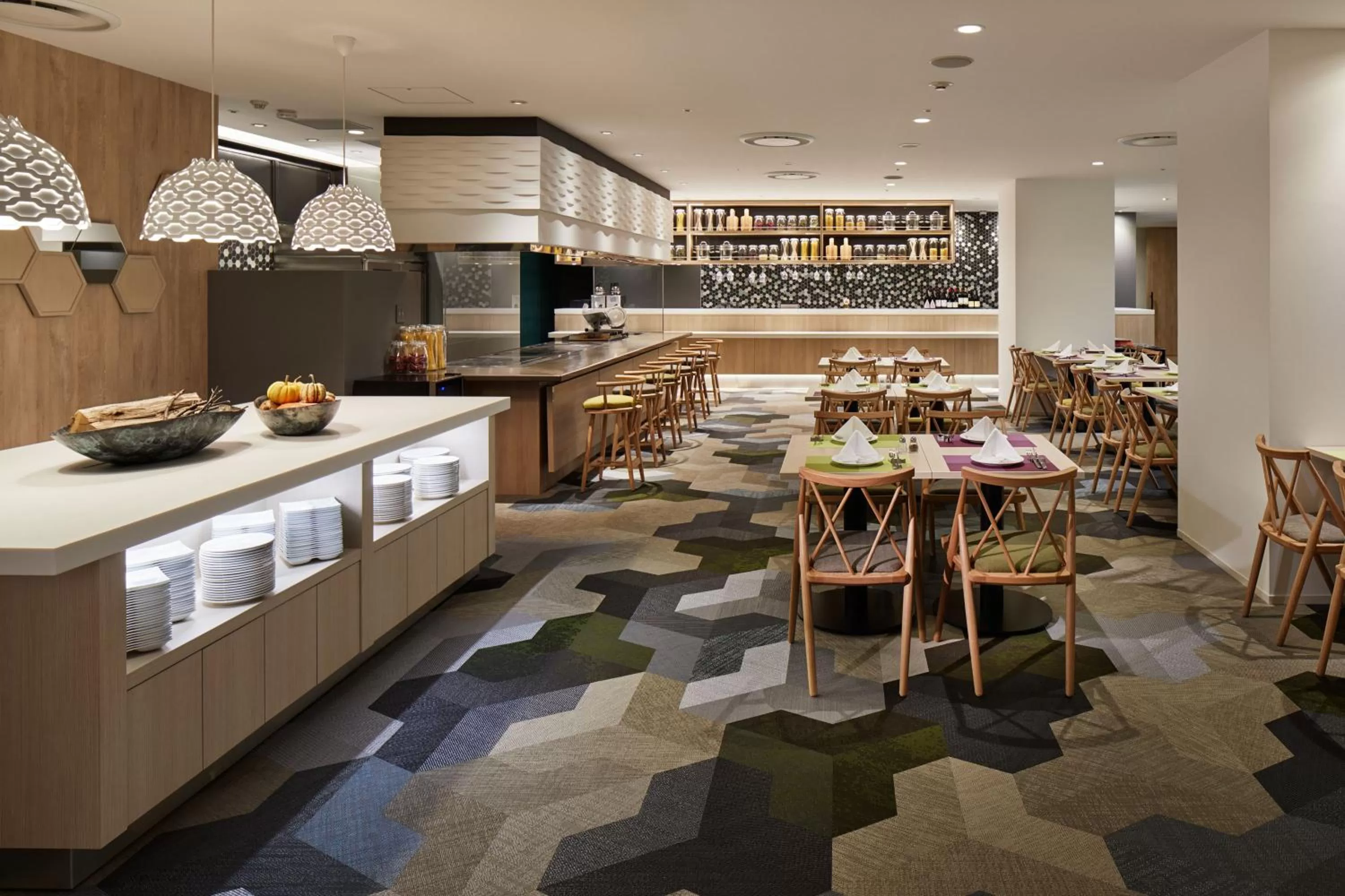 Restaurant/places to eat in Tenza Hotel & SKYSPA at Sapporo Central