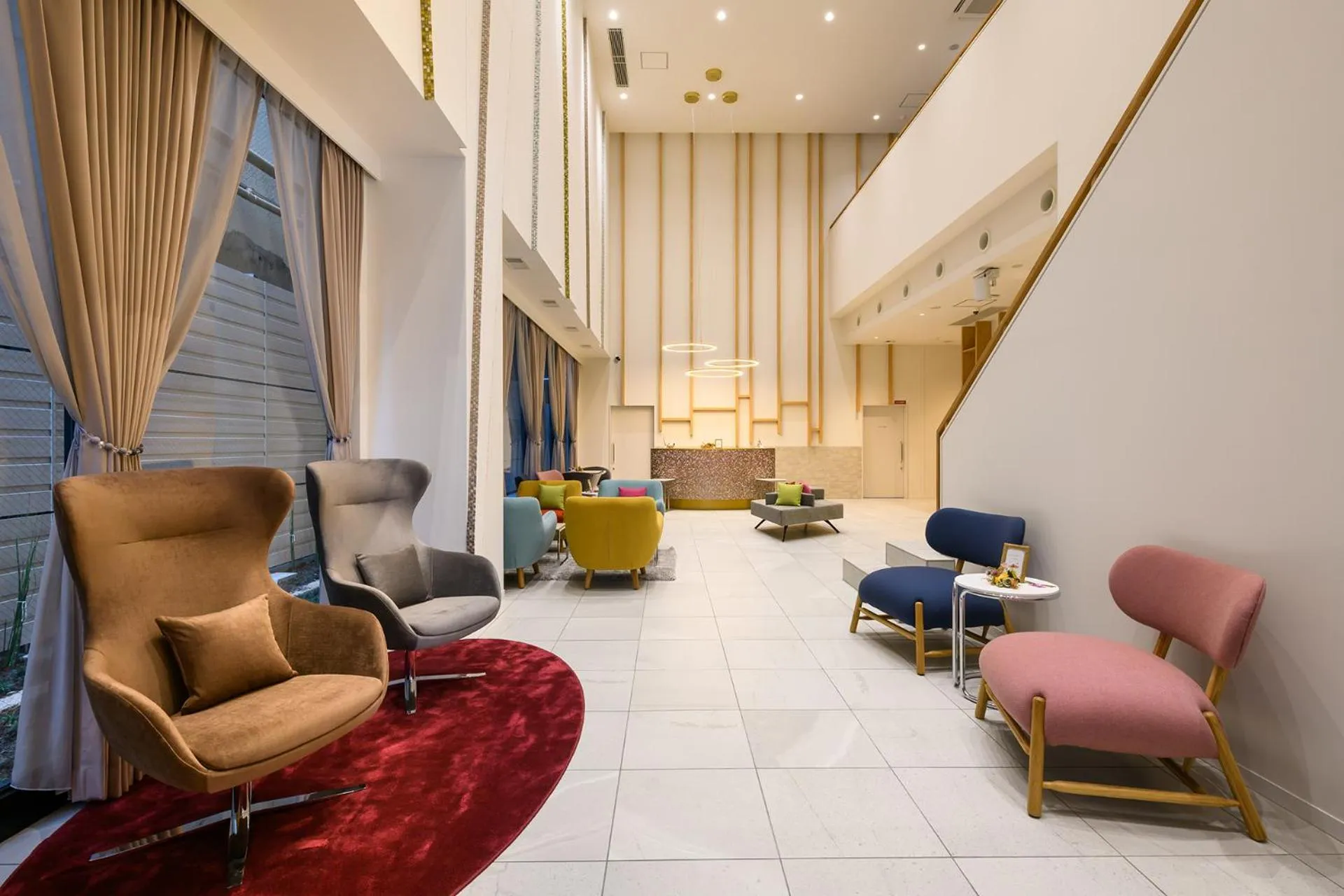 Lobby or reception in Hotel Sobial Namba Daikokucho