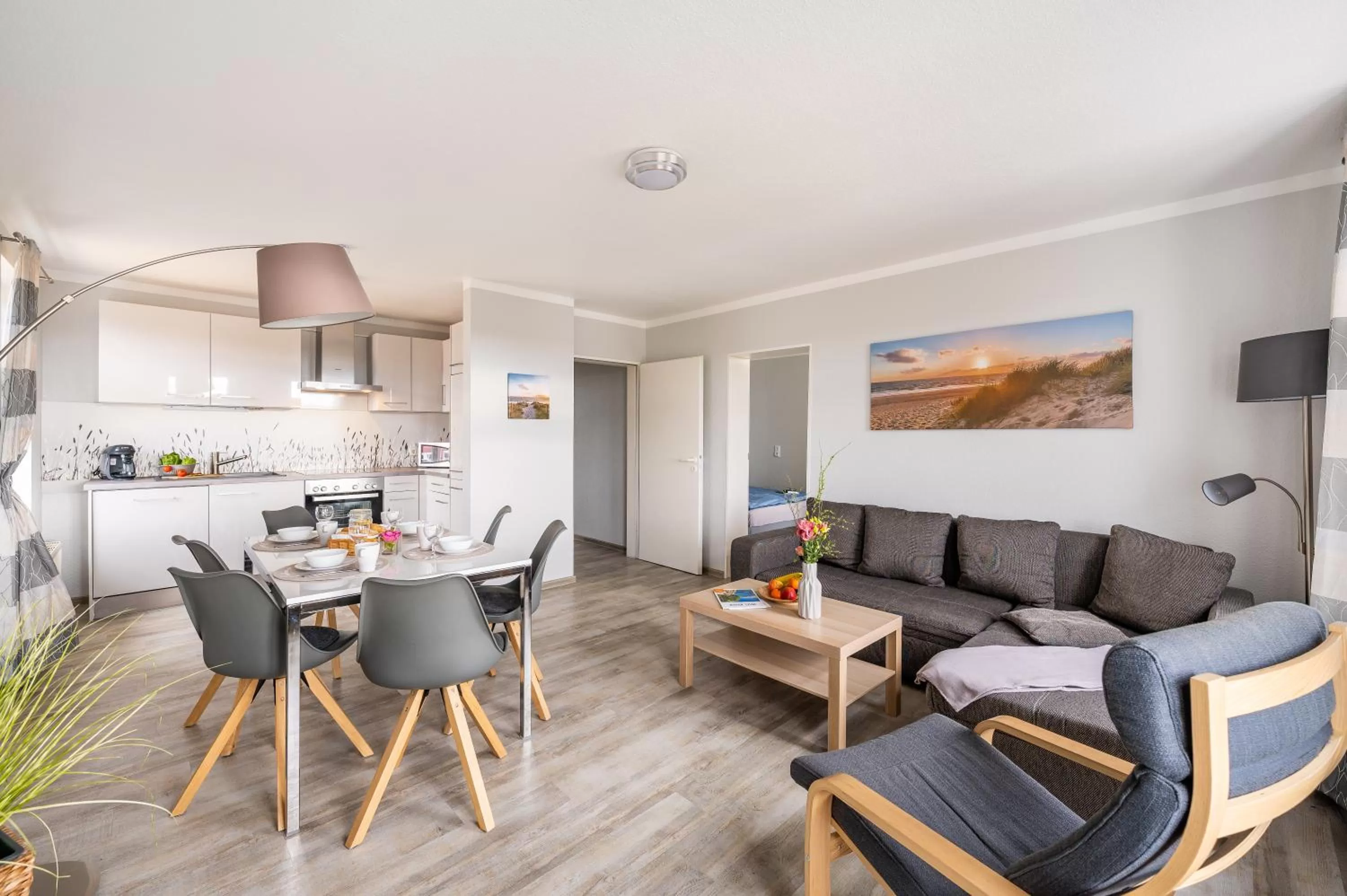 Living room, Dining Area in Haus Ferienglück Sauna im Haus
