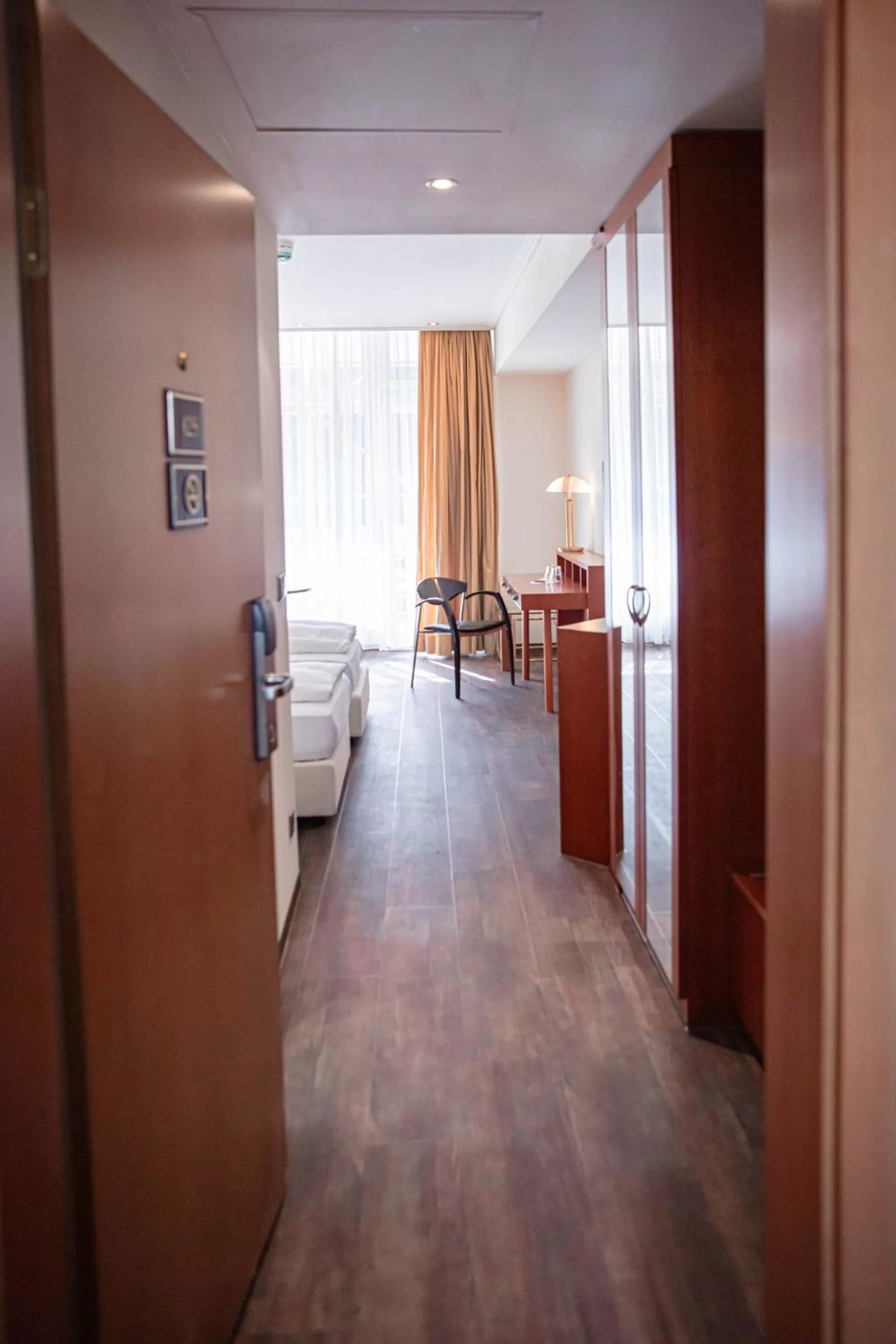 Photo of the whole room, Bed in Müggelseeperle