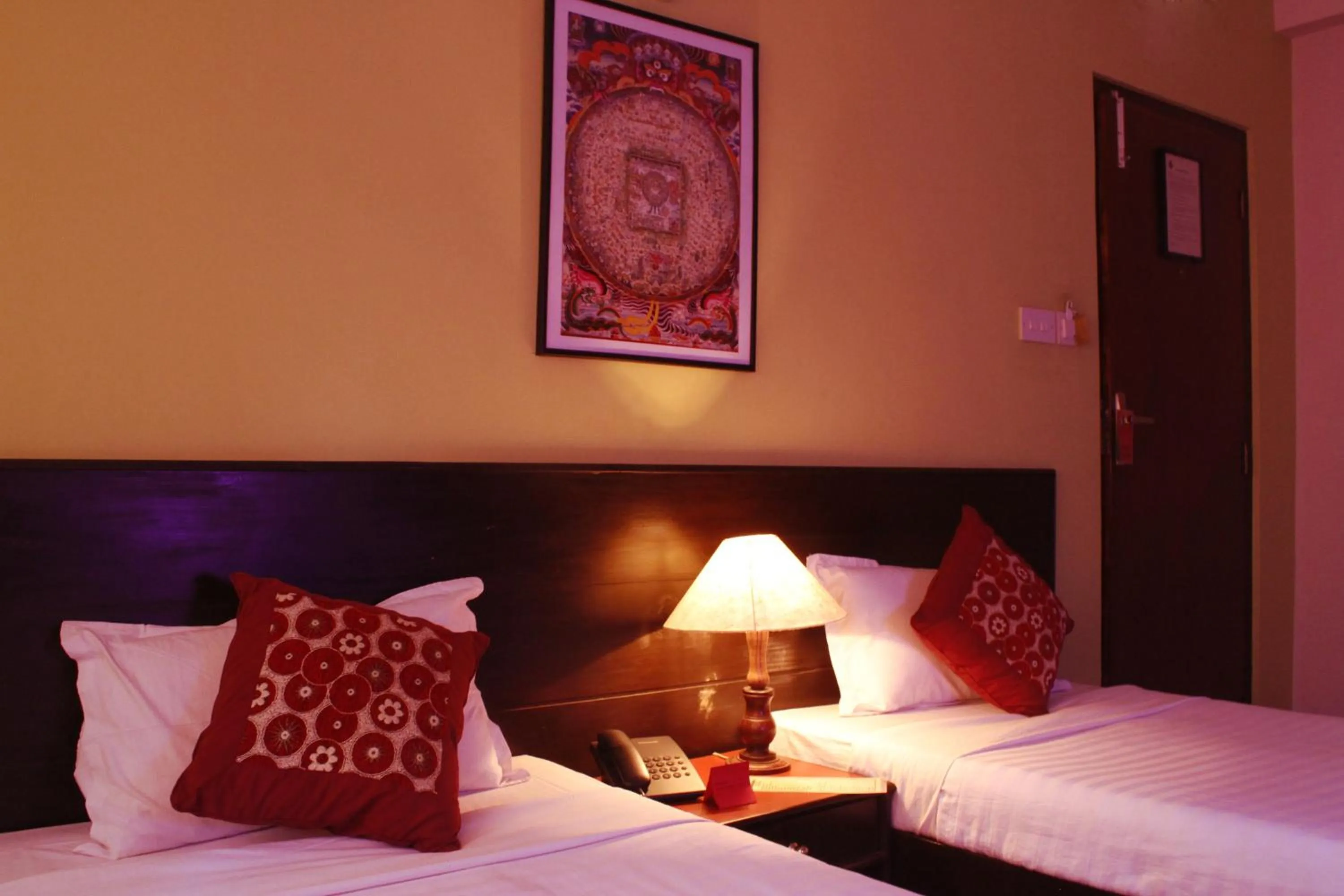 Bed in Cascade Hotel Kathmandu