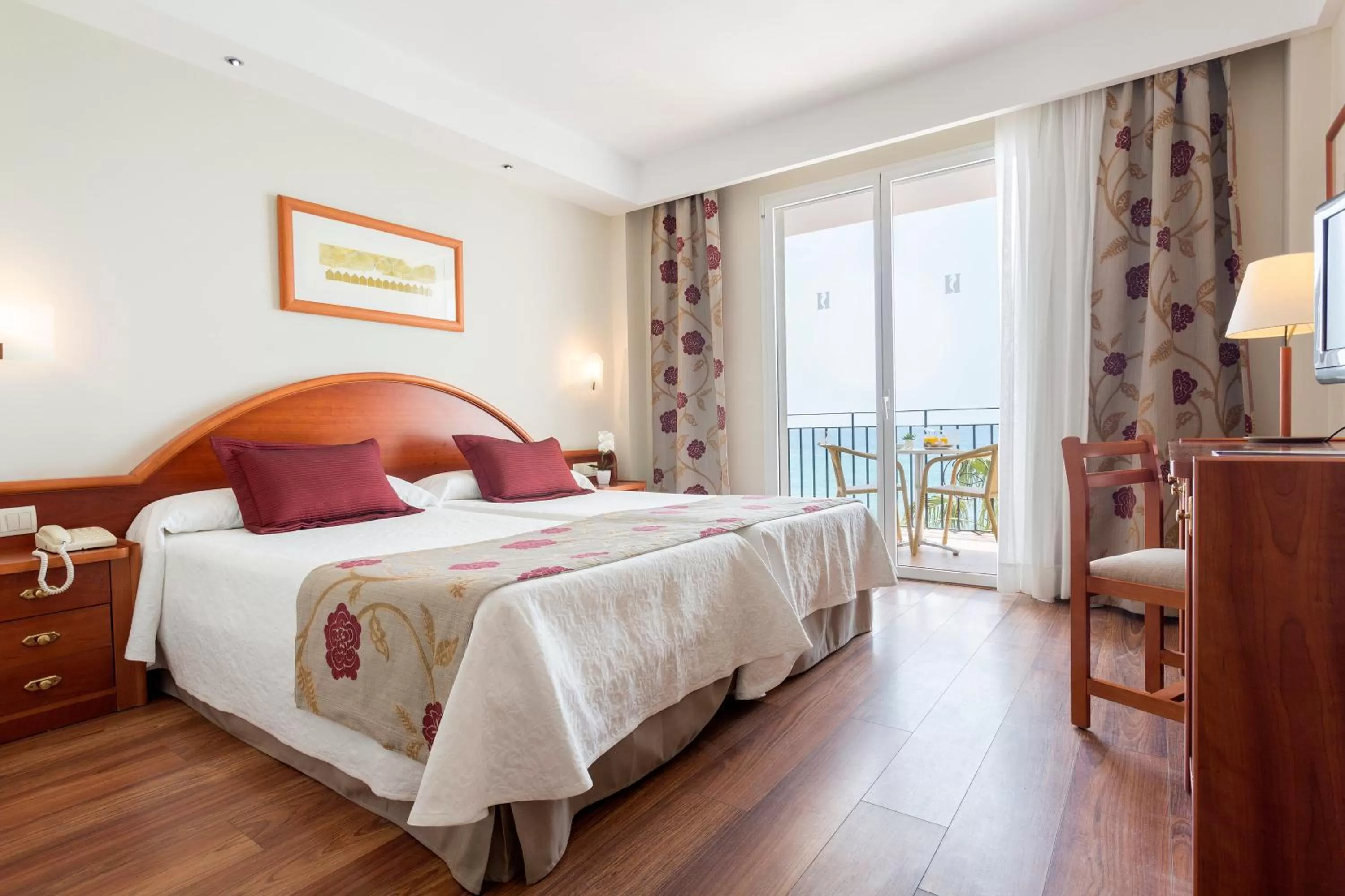 Bed in Hipotels Flamenco Conil