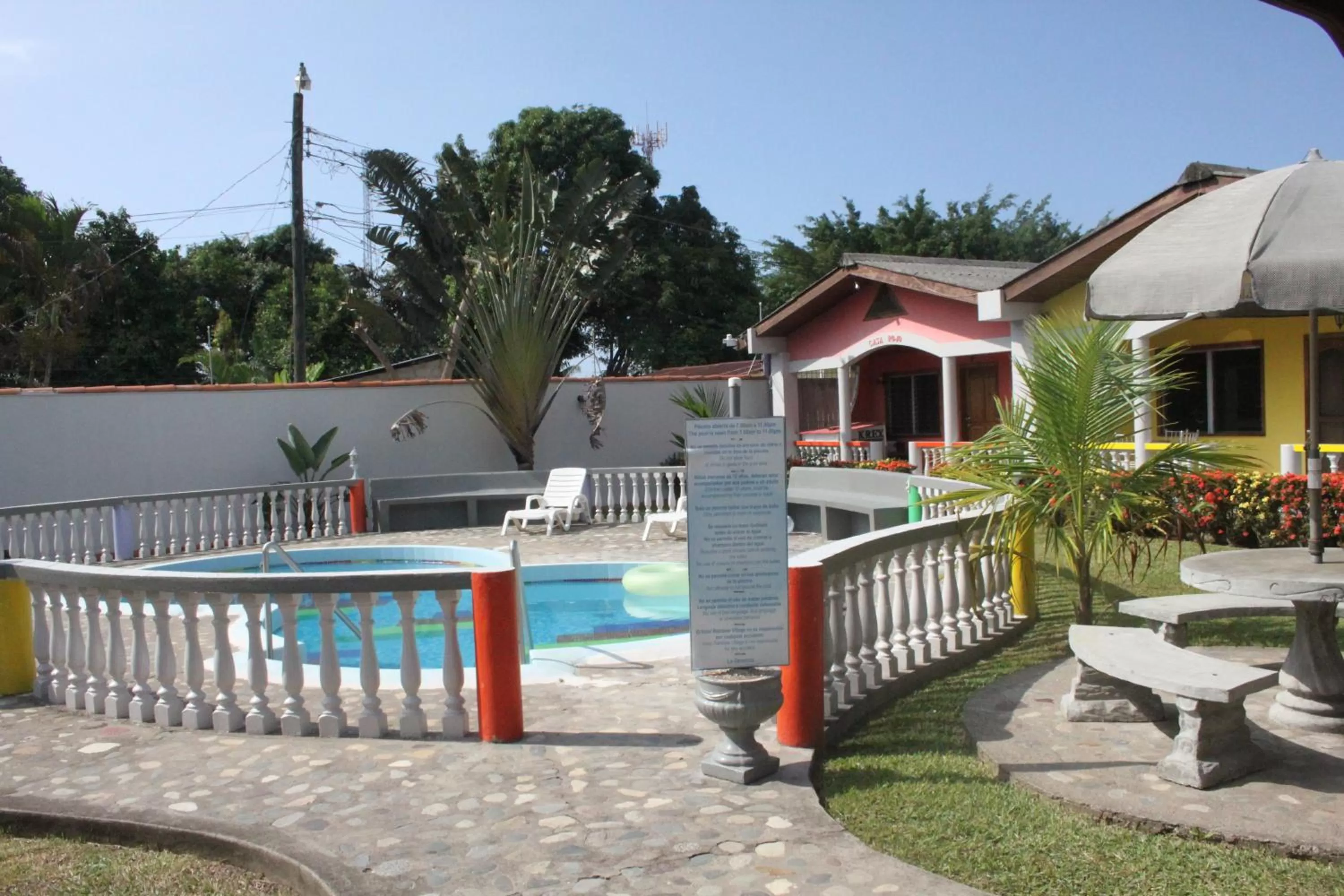 Swimming pool in Rainbow Village