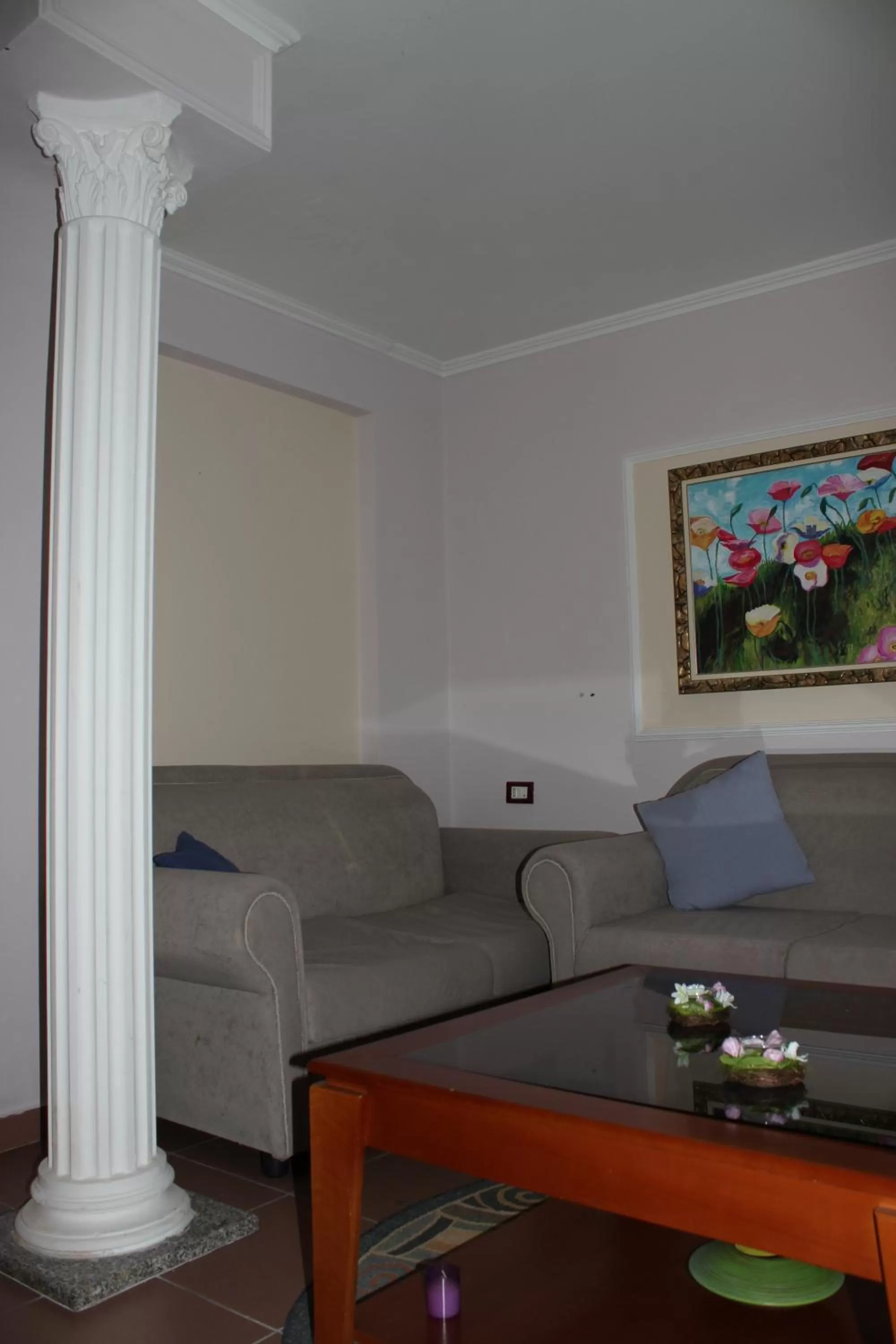 Living room, Bed in Hotel Lido