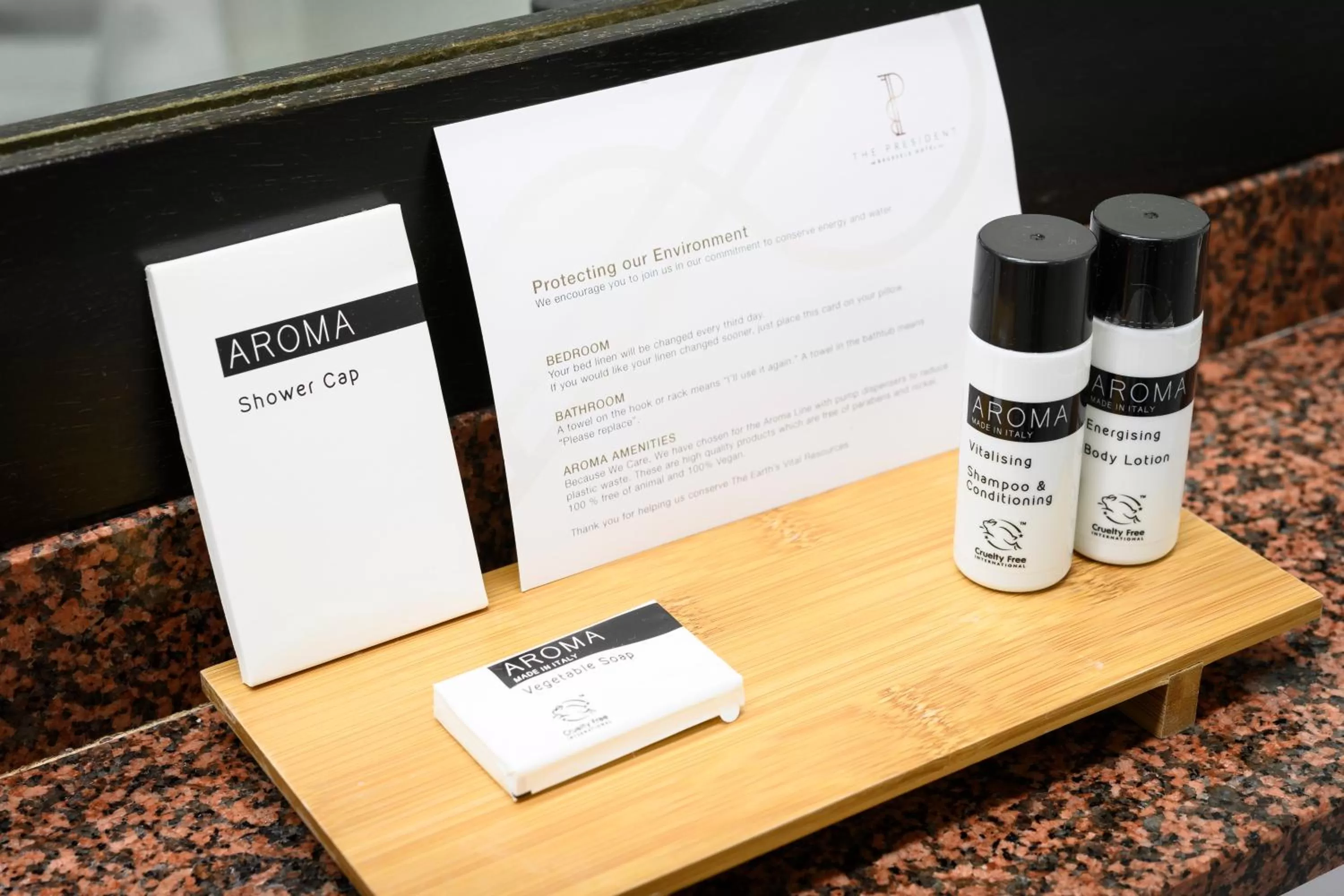 Bathroom in The President Brussels Hotel