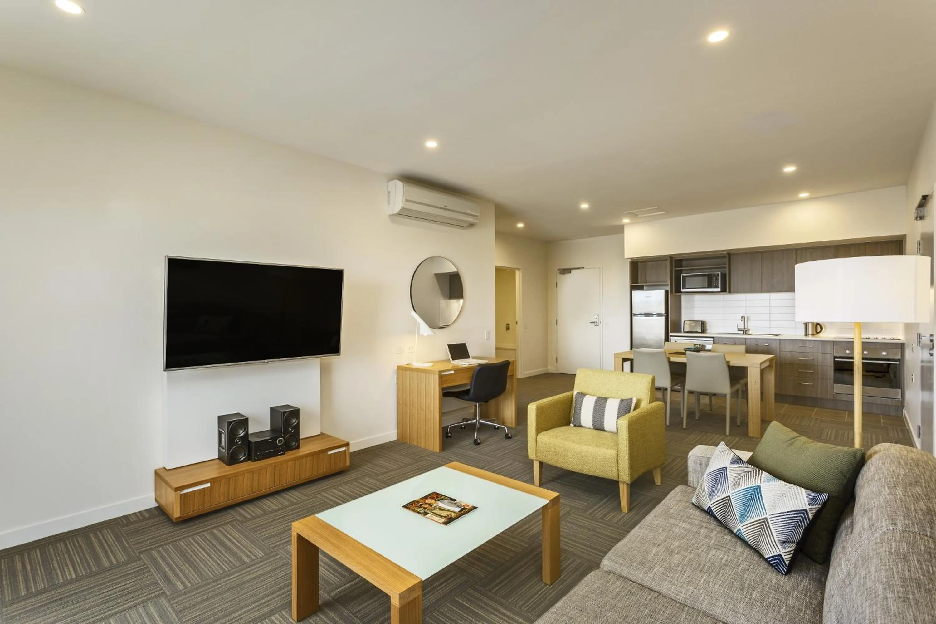 Living room in Quest Townsville on Eyre