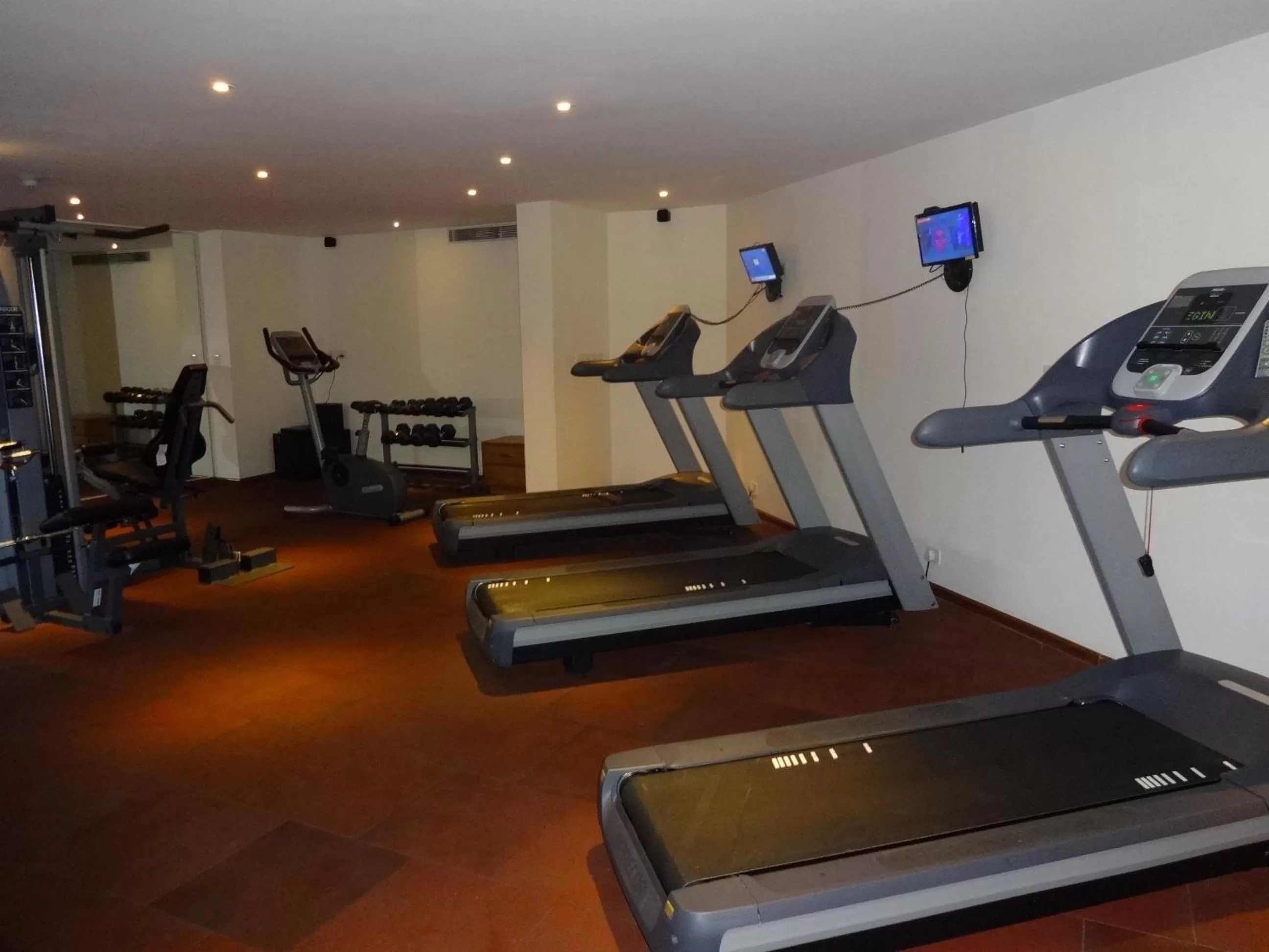 Fitness centre/facilities in Marigold Hotel