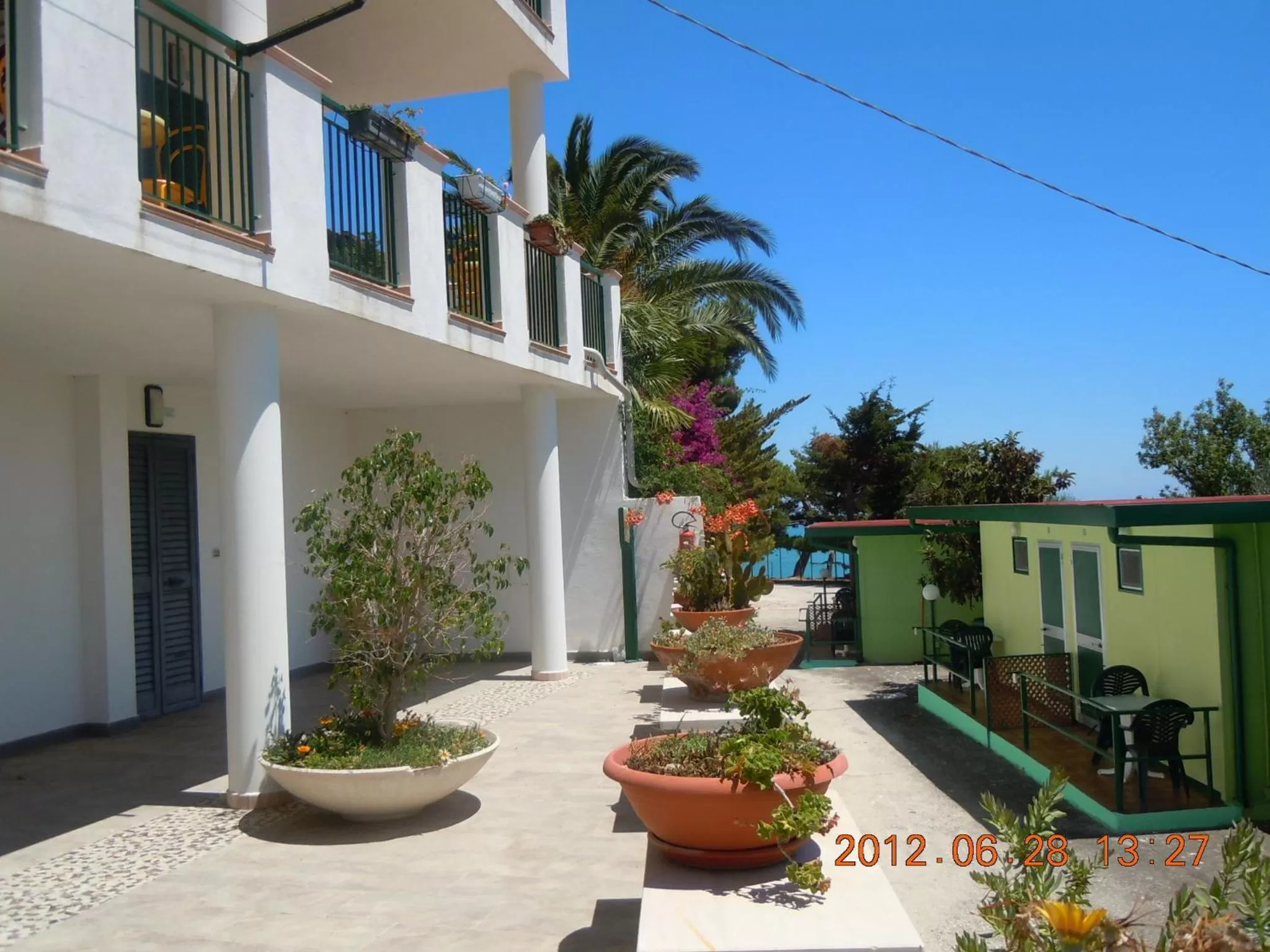 Patio in Pensione San Michele