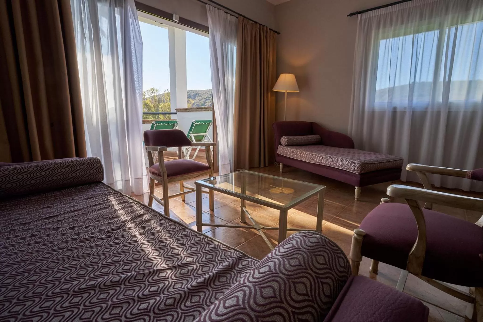 Garden view, Seating Area in Alhaurin Golf Hotel