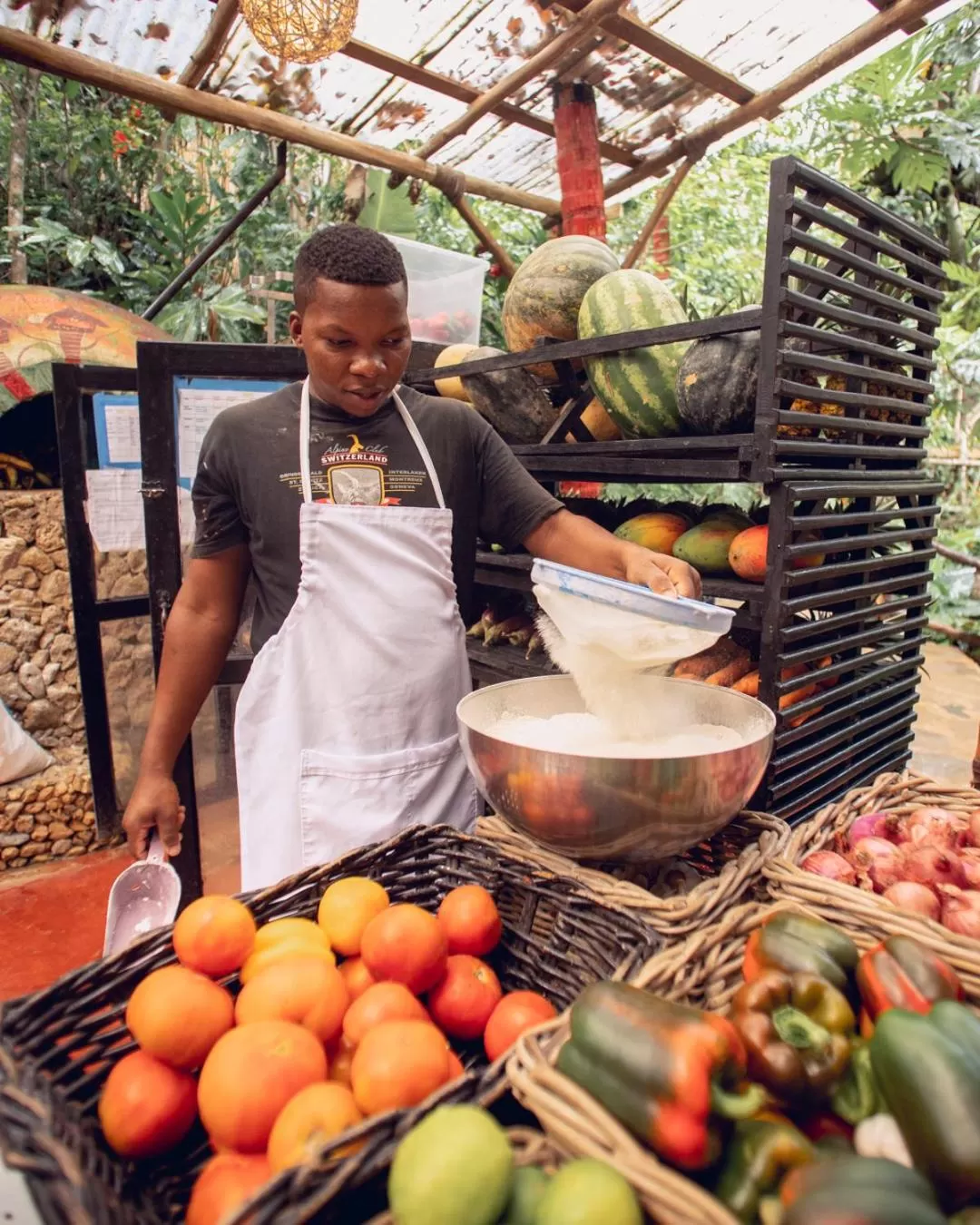 Restaurant/places to eat in Dominican Tree House Village