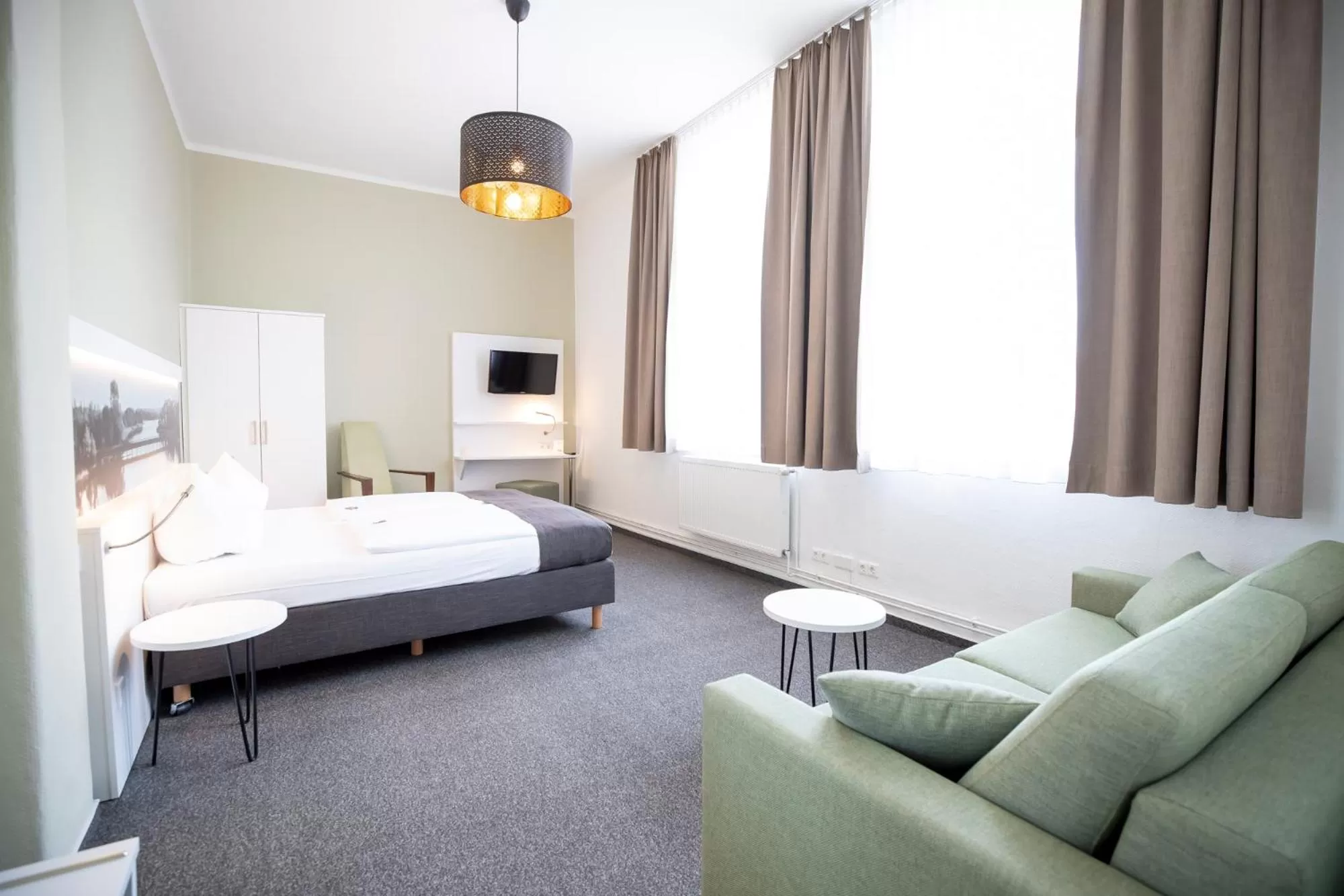 Photo of the whole room, Bed in Hotel am Schlosspark