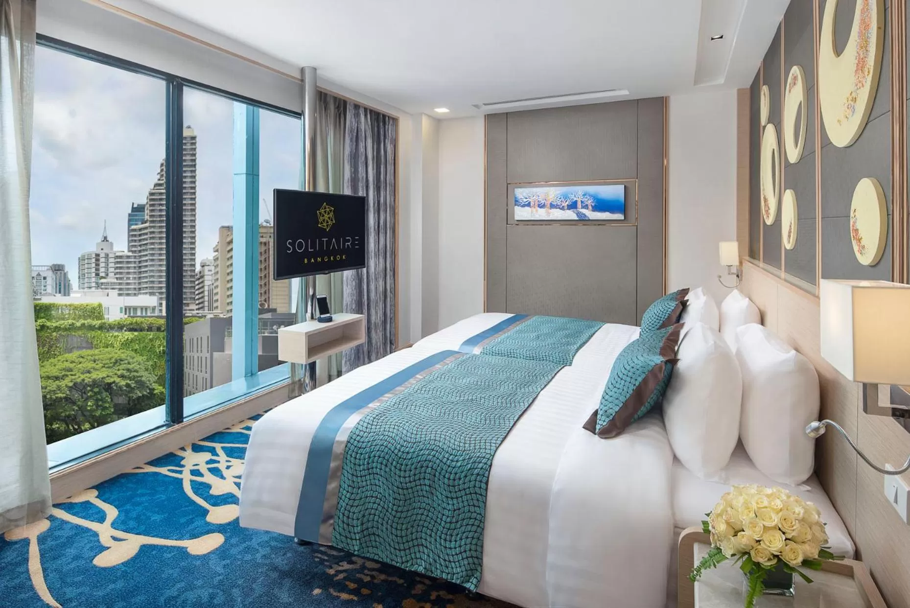 Bedroom, Bed in Solitaire Bangkok Sukhumvit 11