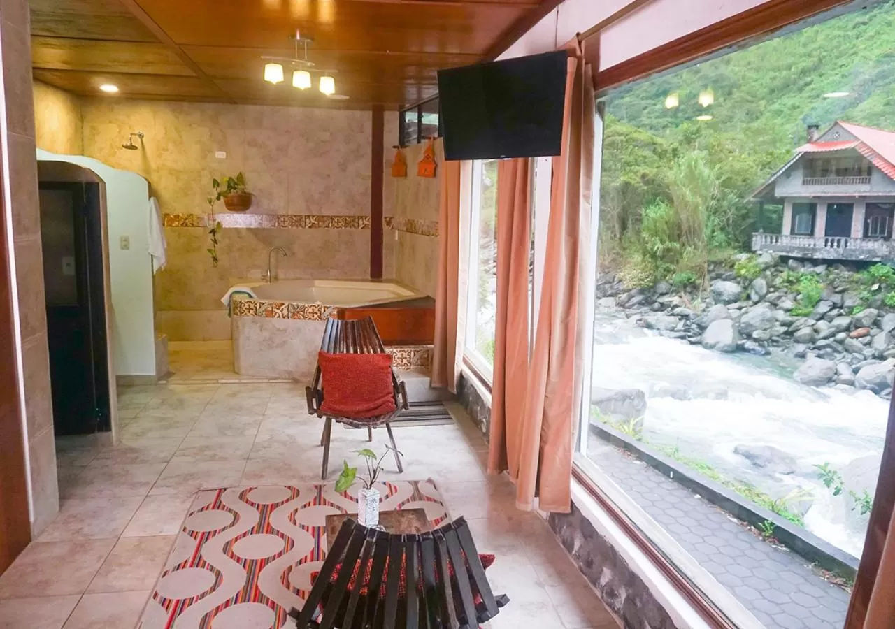 Bathroom in Spa Hosteria Miramelindo