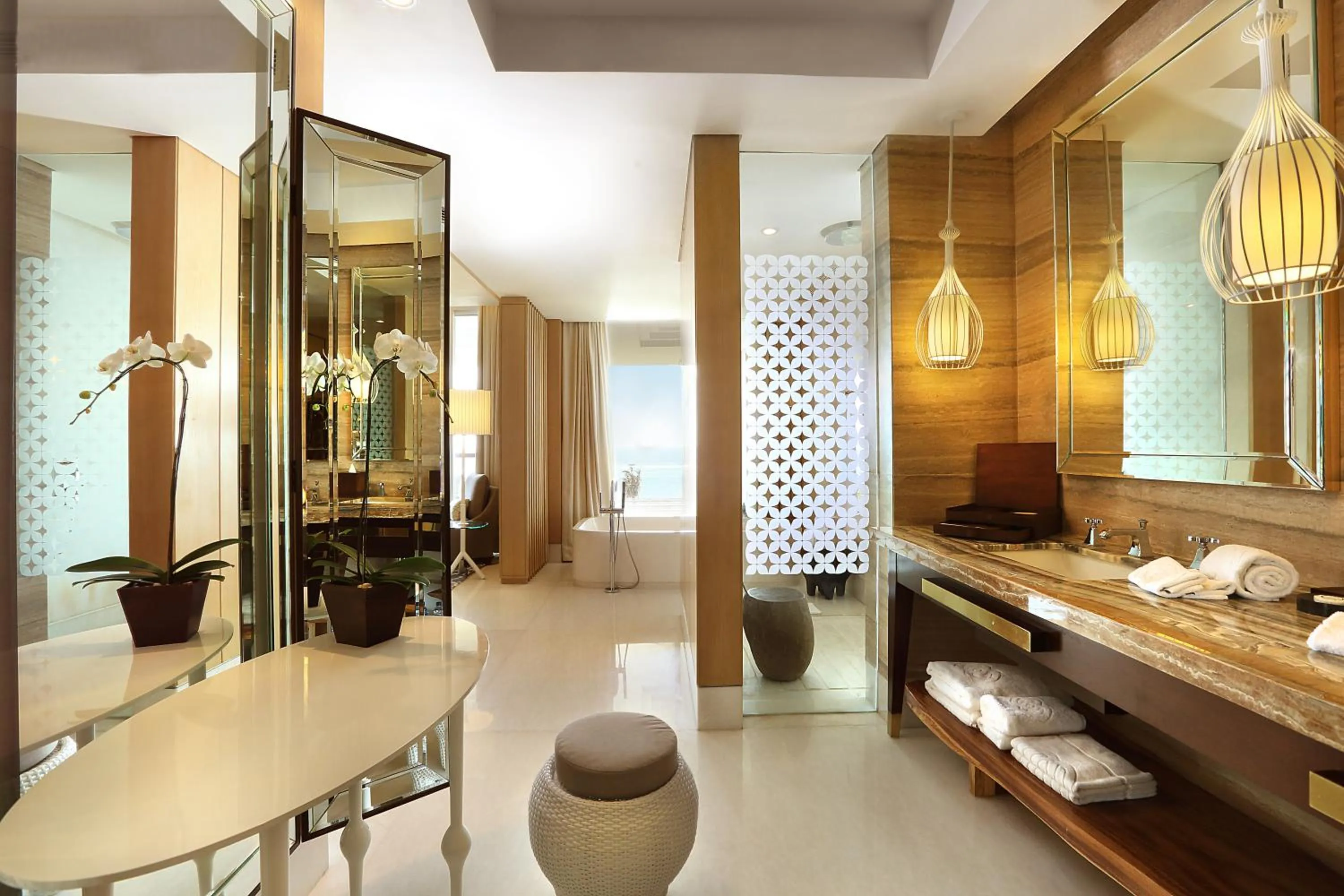 Shower in Suites & Villas at Sofitel Bali