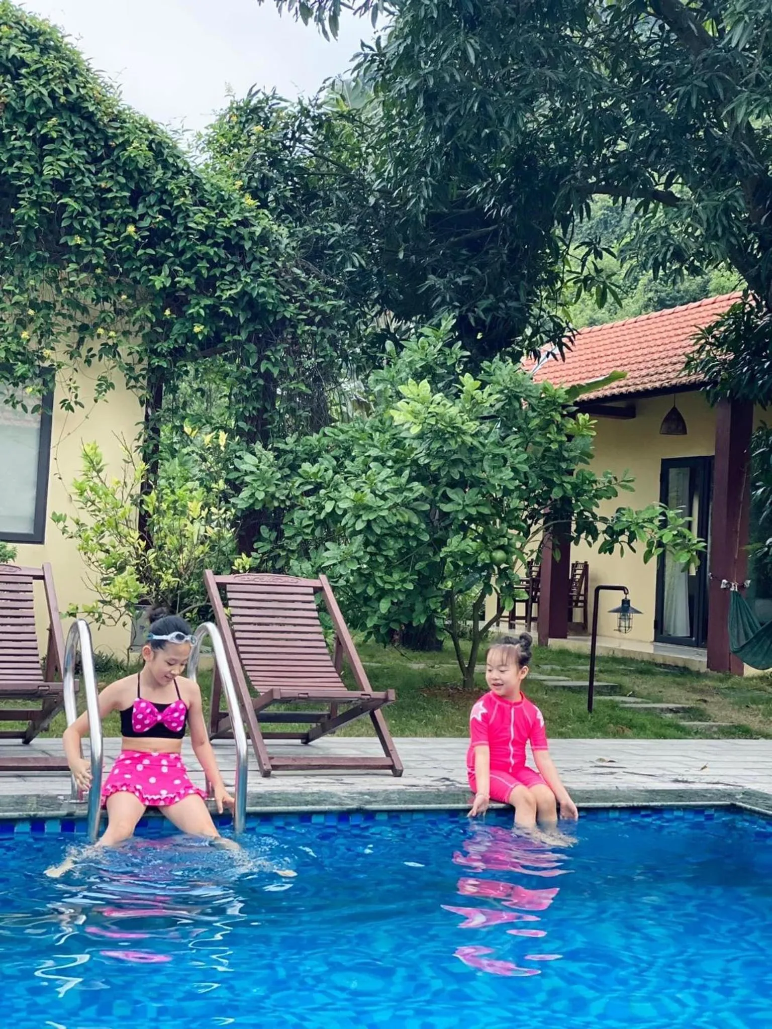 Swimming pool in Trang An Retreat