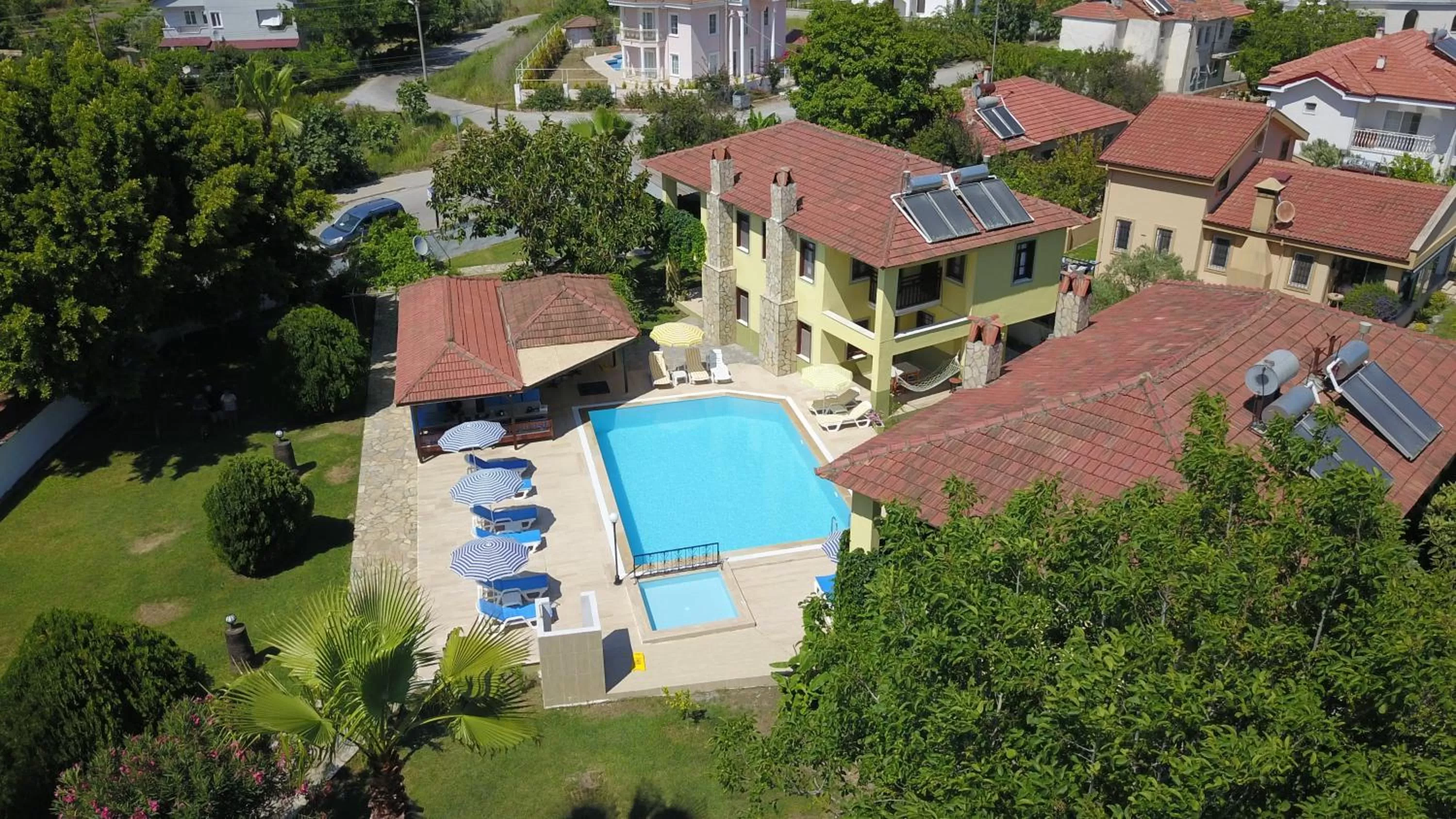 Bird's eye view in Summer Life Villa Apart