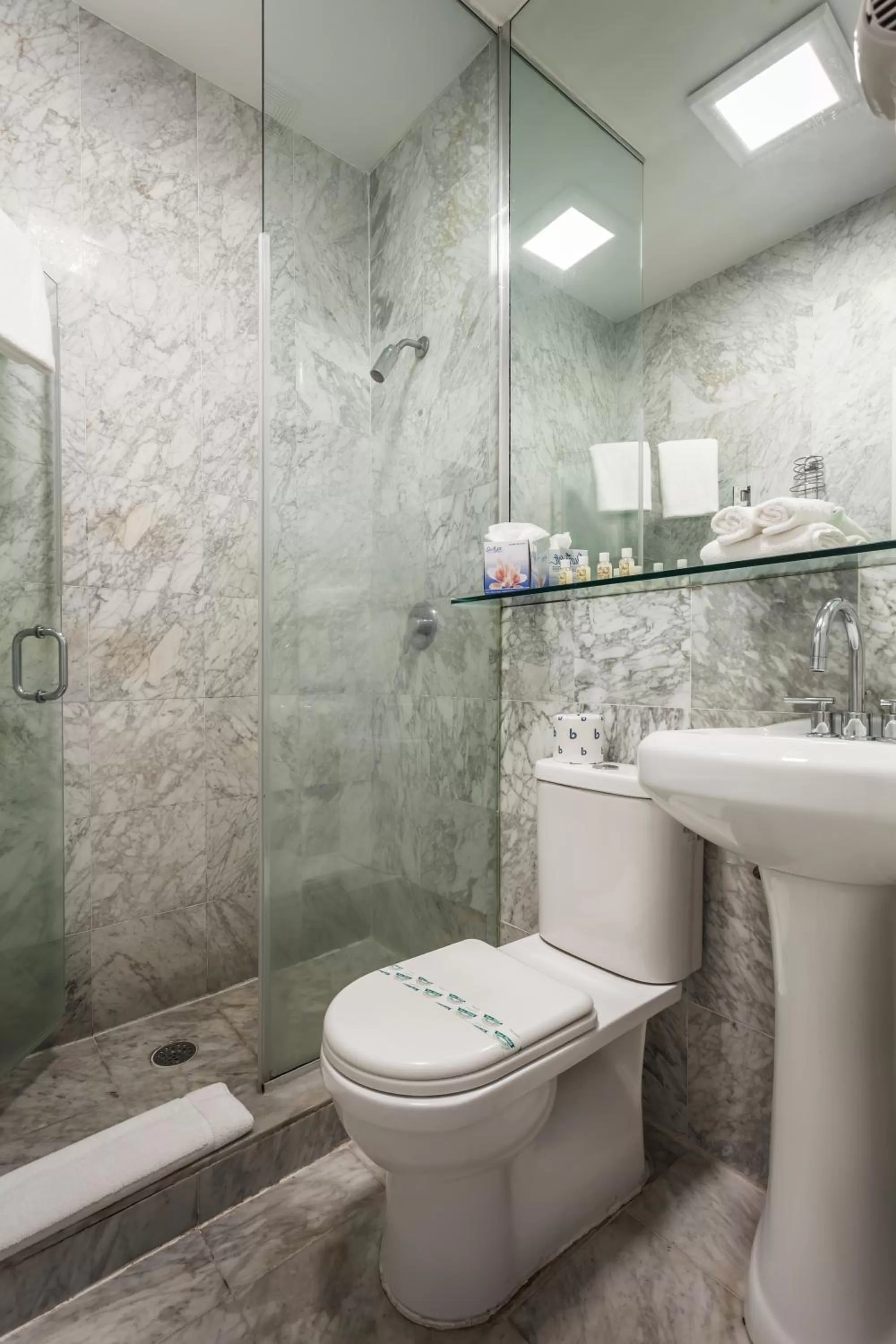 Shower in Century Hotel