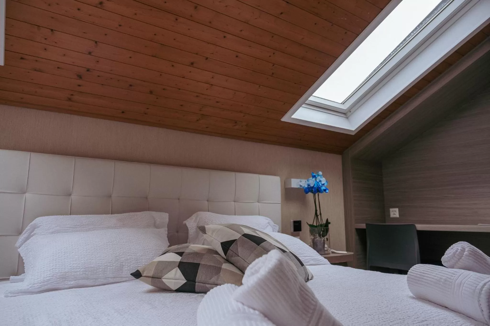 Bed in Hotel Morgana