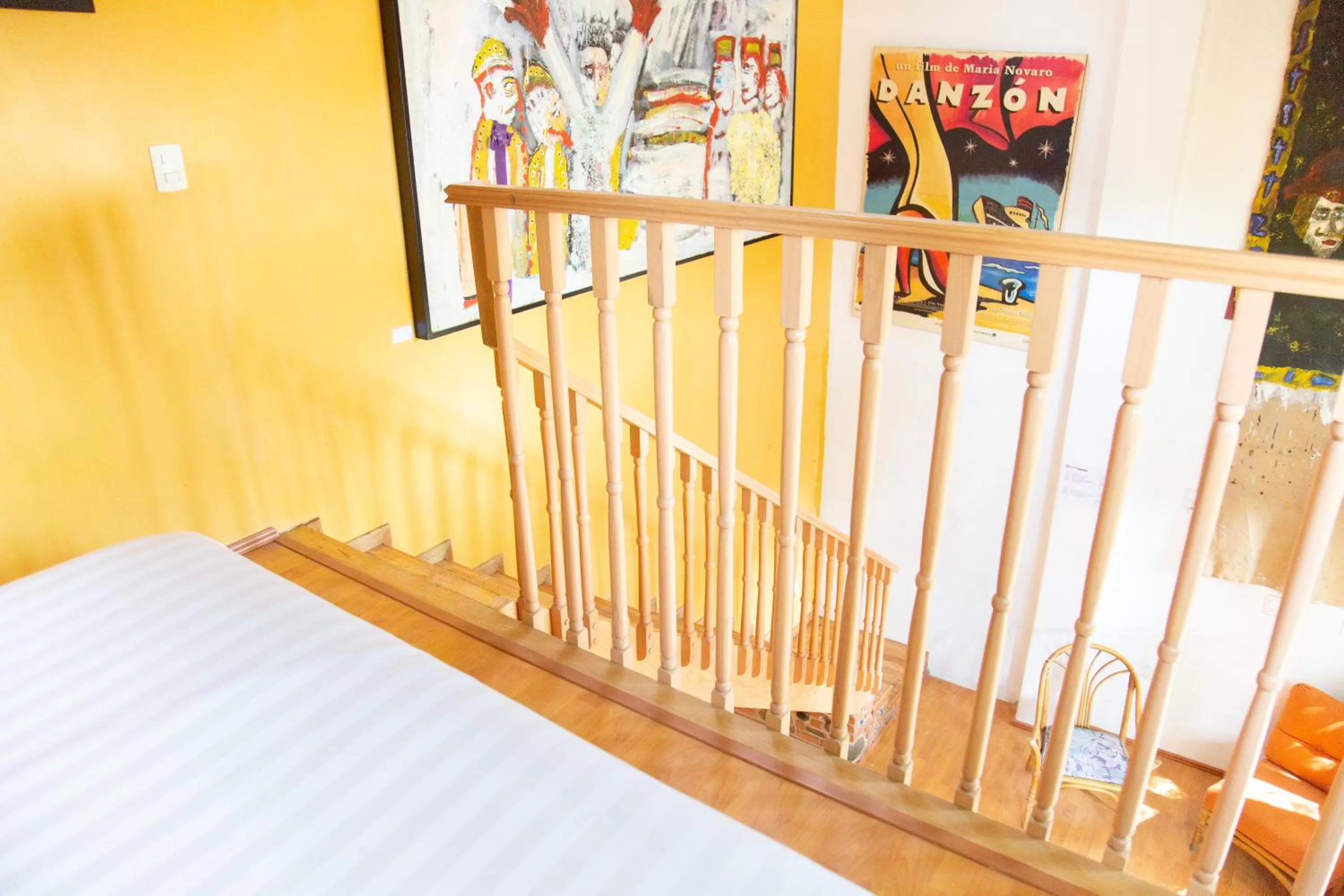 Decorative detail, Bed in Casa Jacinta Guest House