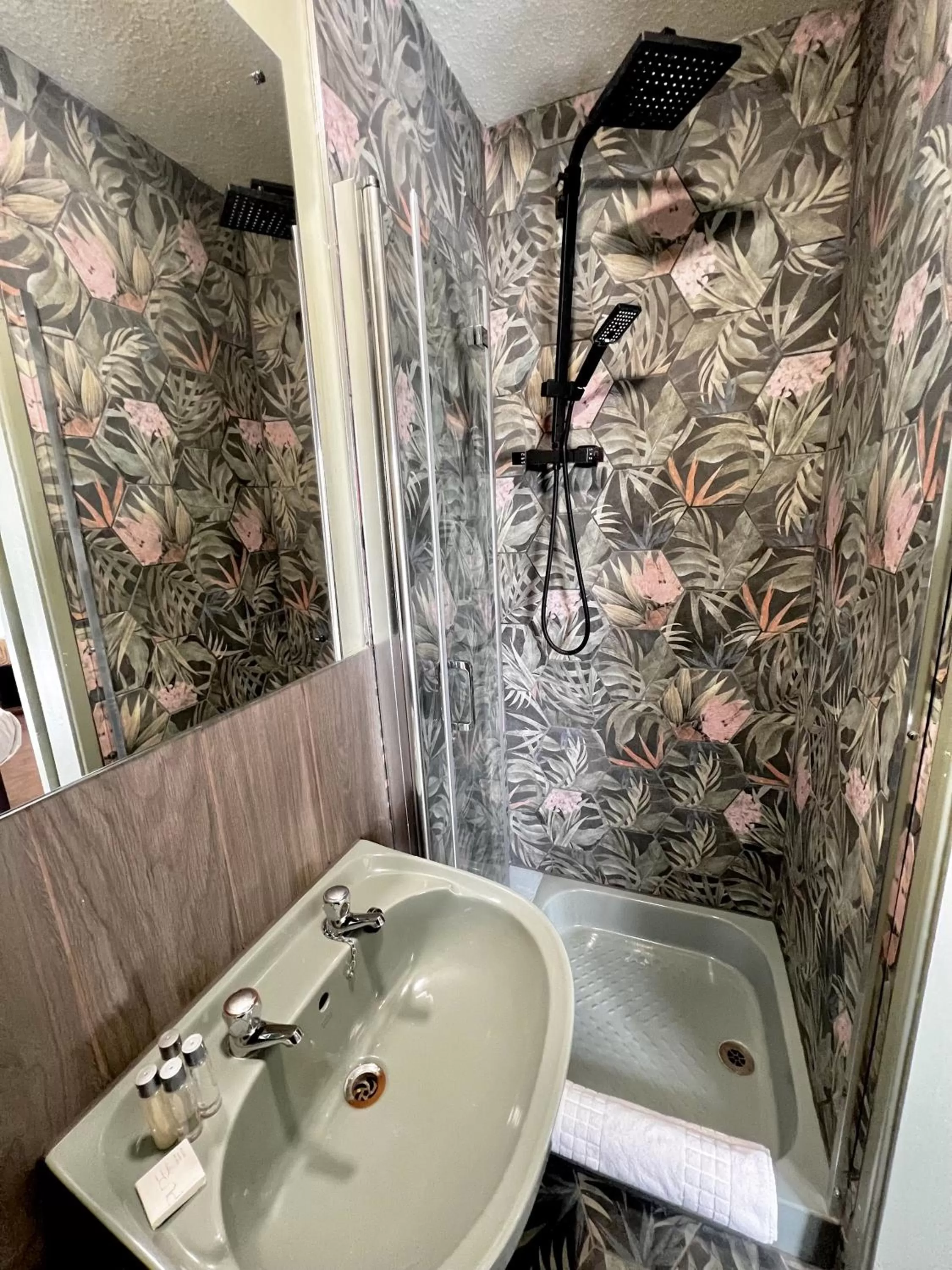 Shower in Shillingford Bridge Hotel