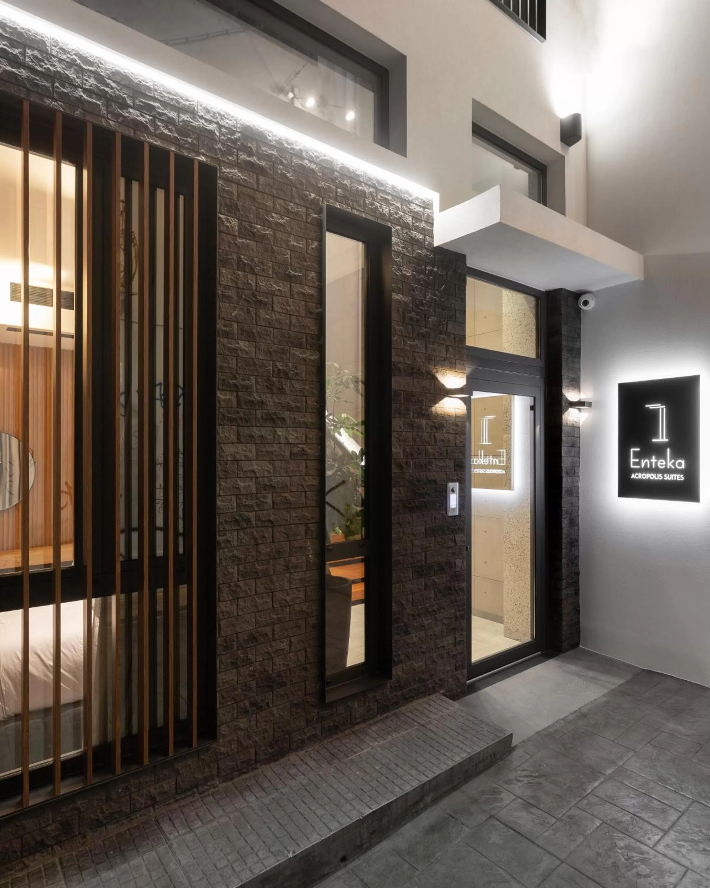 Facade/entrance in 11 Enteka Acropolis Suites