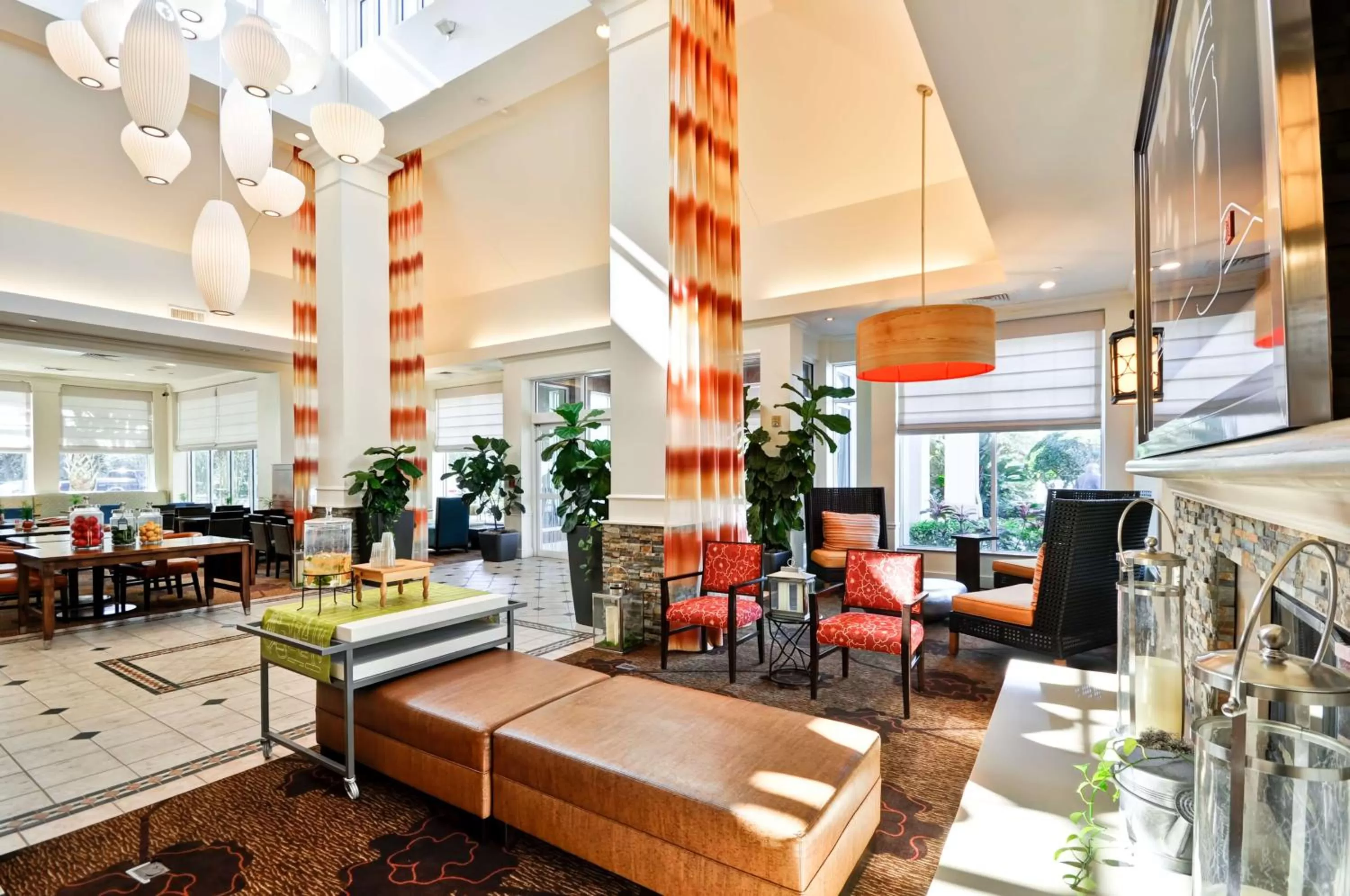 Lobby or reception in Hilton Garden Inn Tampa North
